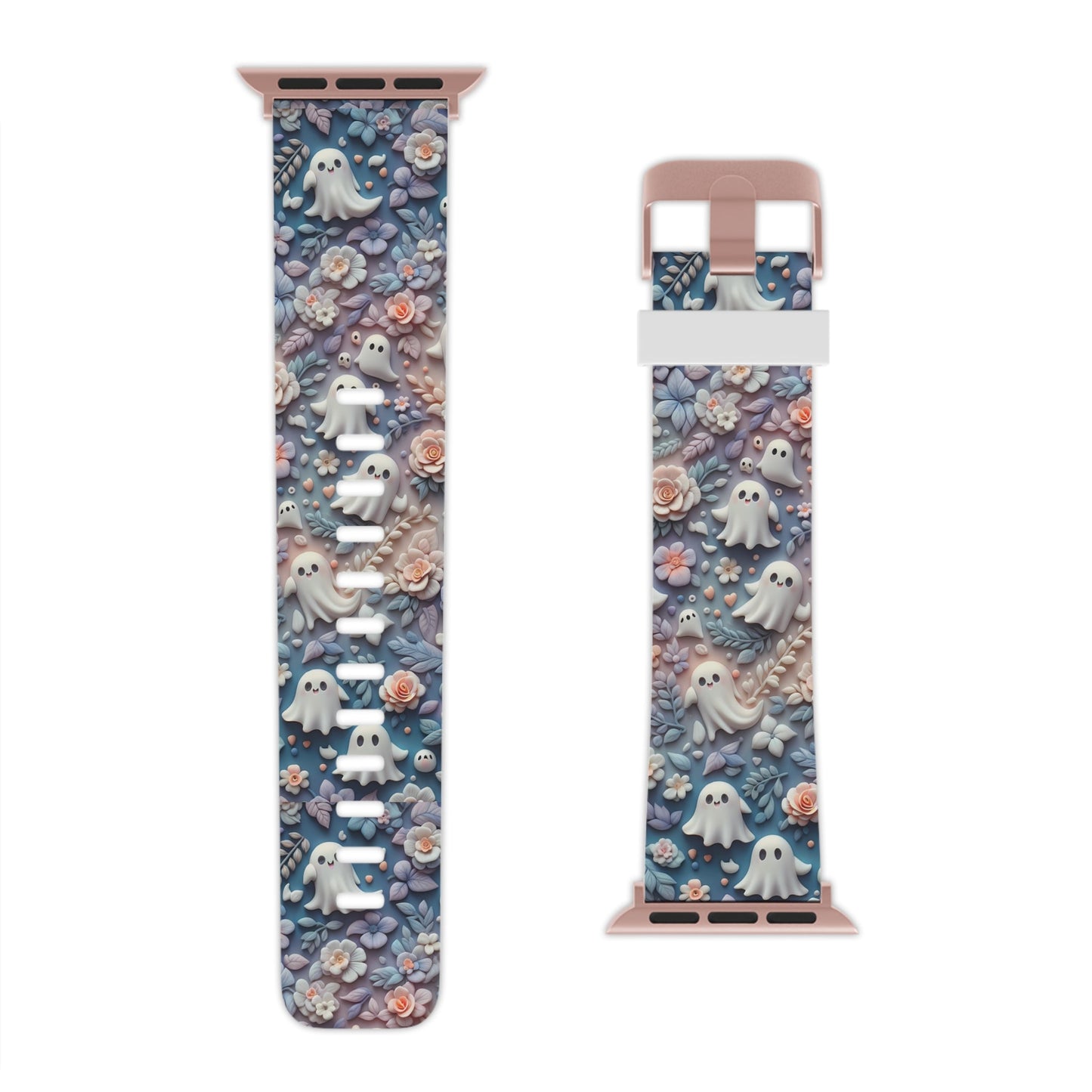 Ghosts Flowers Apple Watch Band - BOGO Cases