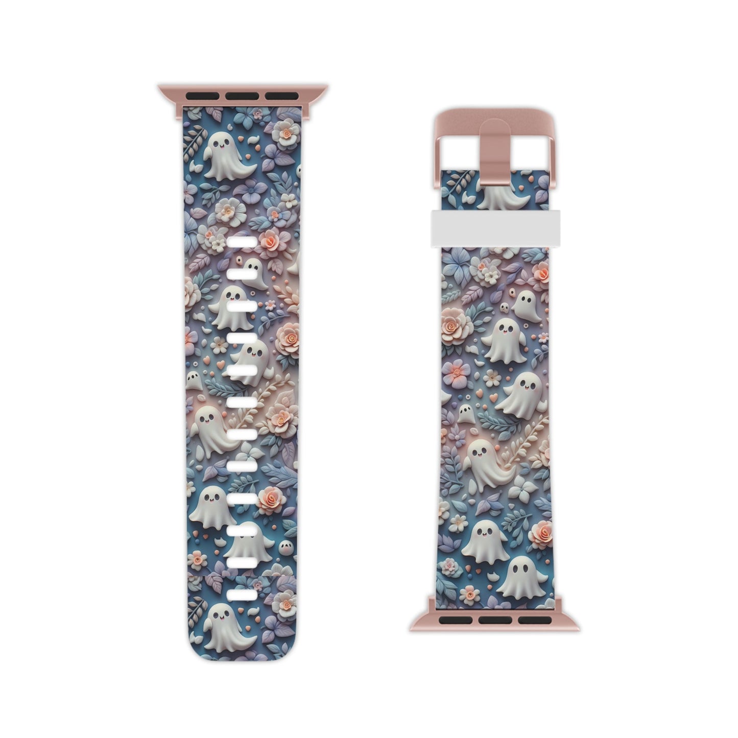 Ghosts Flowers Apple Watch Band - BOGO Cases