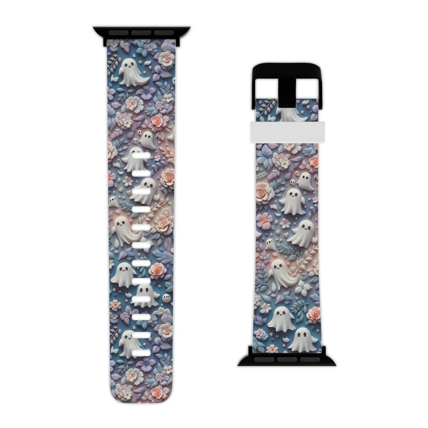 Ghosts Flowers Apple Watch Band - BOGO Cases