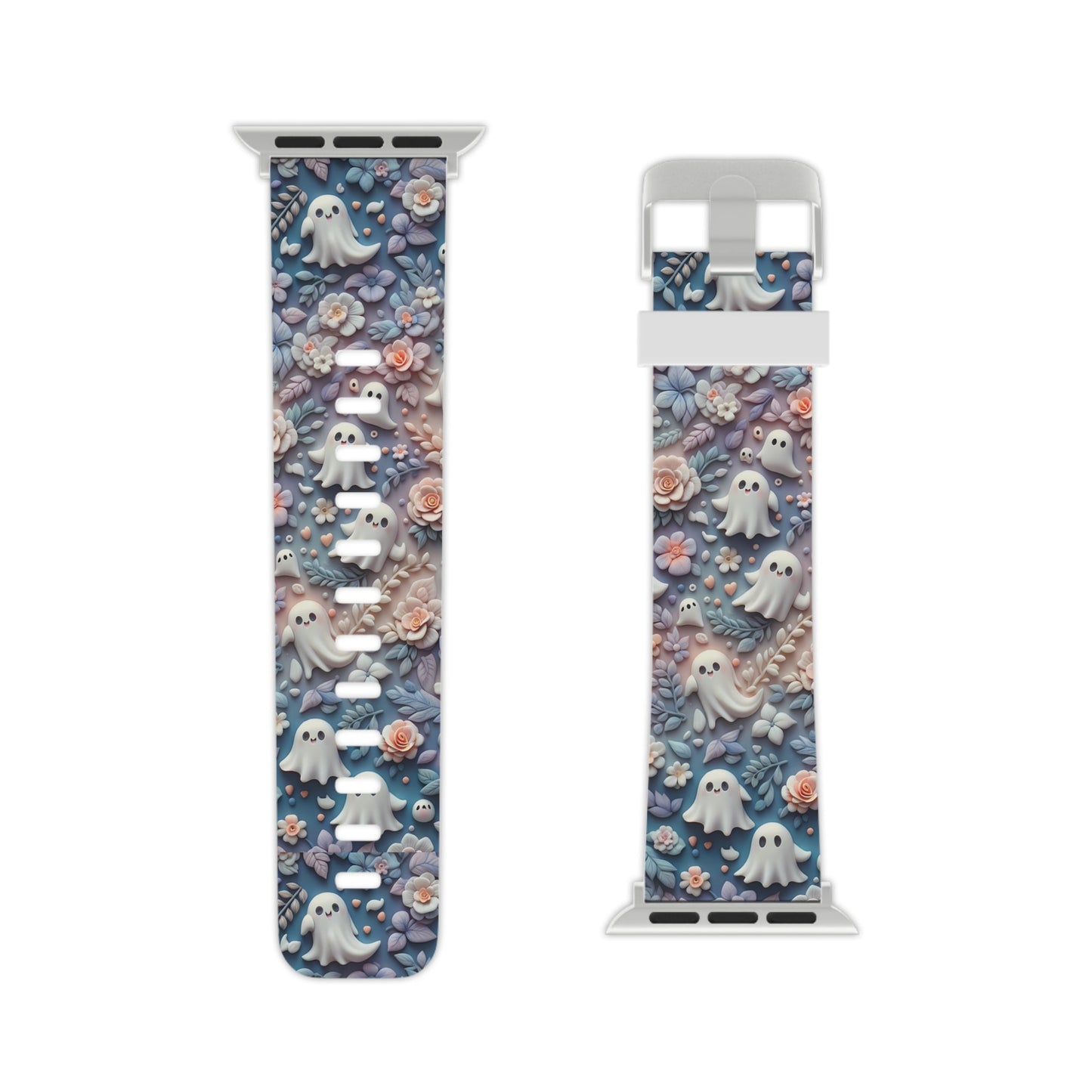 Ghosts Flowers Apple Watch Band - BOGO Cases