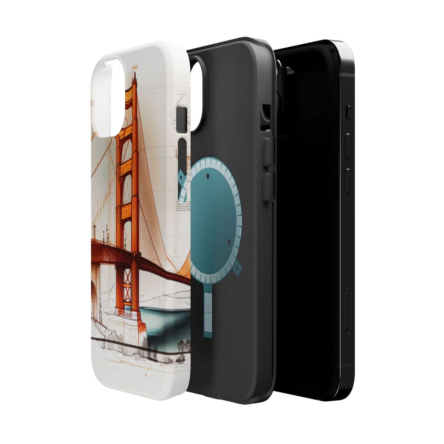 Golden Gate Bridge MagSafe iPhone Case - San Francisco Landmark - BOGO Cases