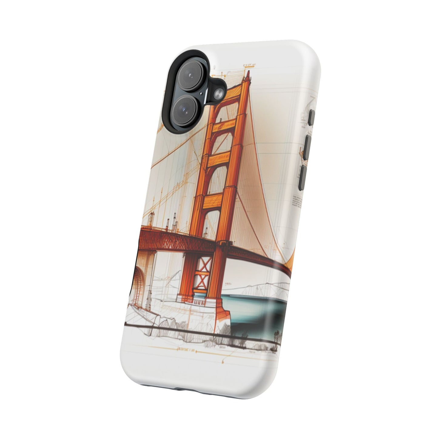 Golden Gate Bridge MagSafe iPhone Case - San Francisco Landmark - BOGO Cases