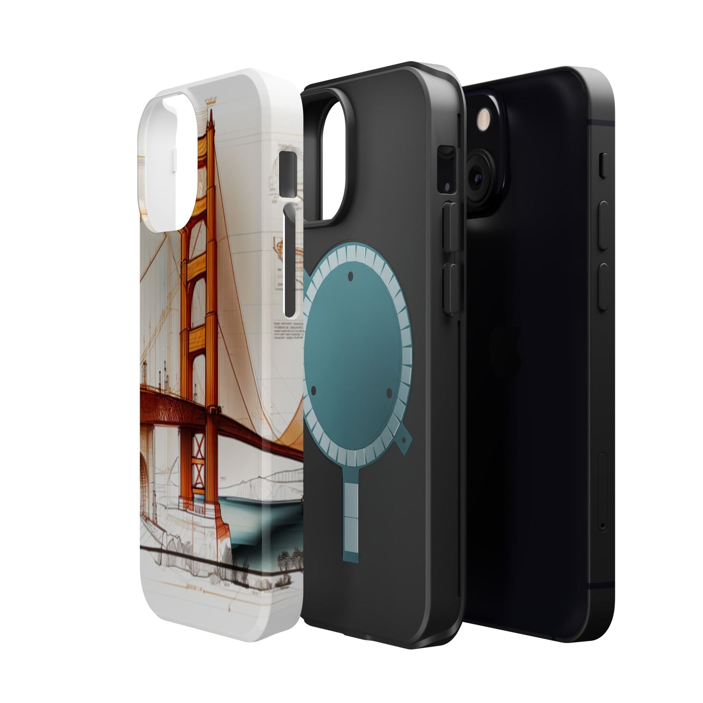Golden Gate Bridge MagSafe iPhone Case - San Francisco Landmark - BOGO Cases