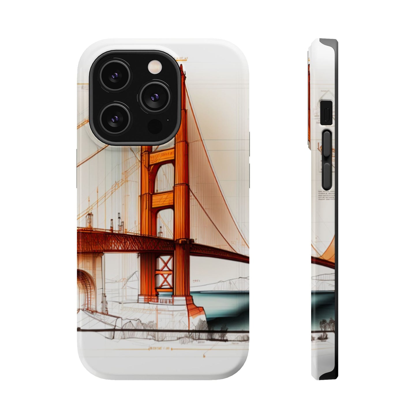 Golden Gate Bridge MagSafe iPhone Case - San Francisco Landmark - BOGO Cases