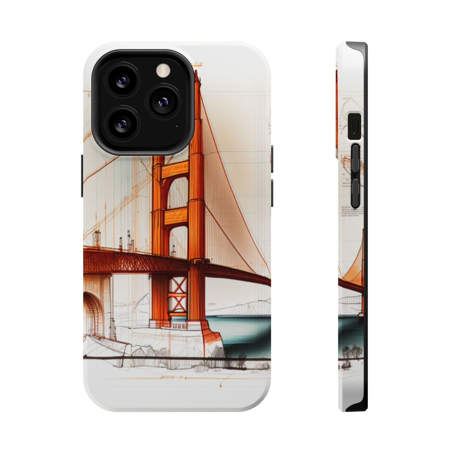 Golden Gate Bridge MagSafe iPhone Case - San Francisco Landmark - BOGO Cases