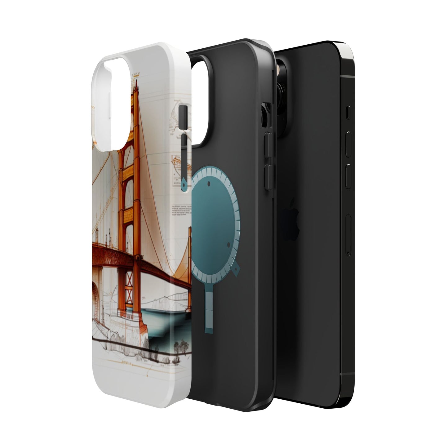 Golden Gate Bridge MagSafe iPhone Case - San Francisco Landmark - BOGO Cases