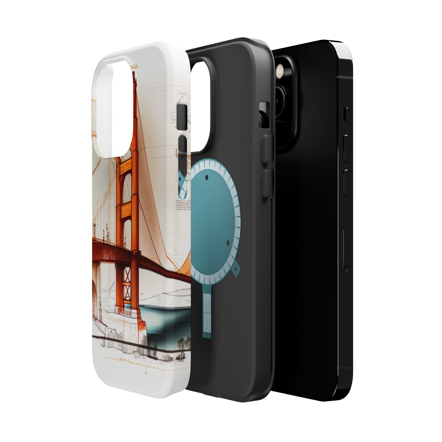 Golden Gate Bridge MagSafe iPhone Case - San Francisco Landmark - BOGO Cases