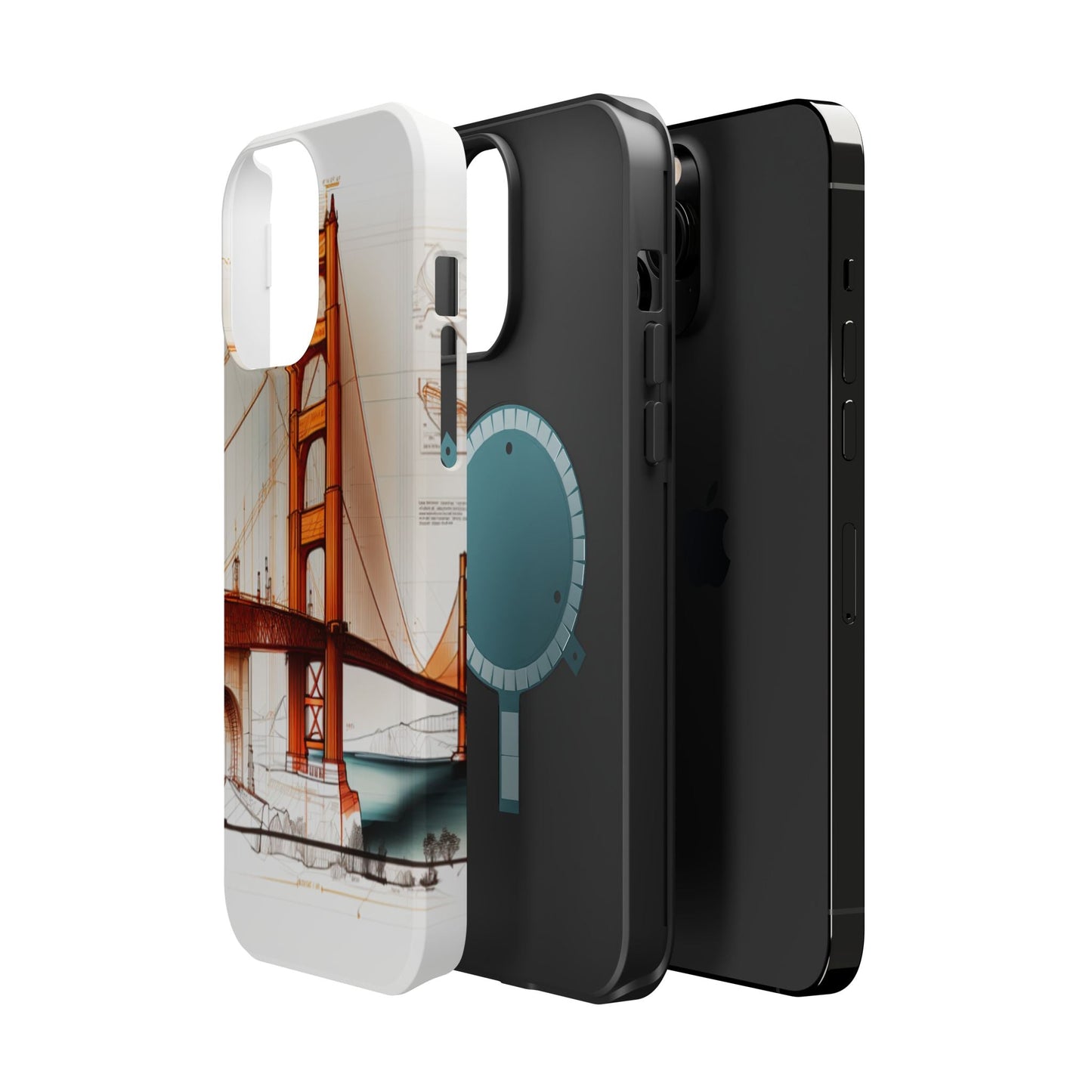 Golden Gate Bridge MagSafe iPhone Case - San Francisco Landmark - BOGO Cases