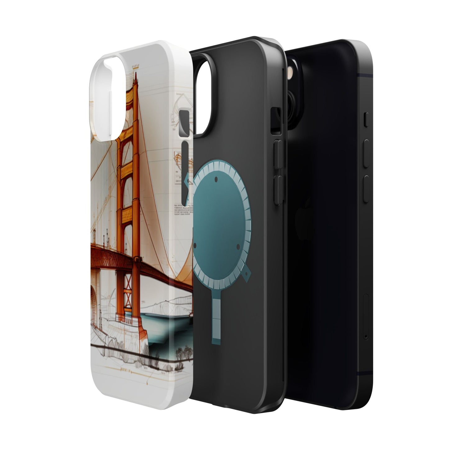 Golden Gate Bridge MagSafe iPhone Case - San Francisco Landmark - BOGO Cases