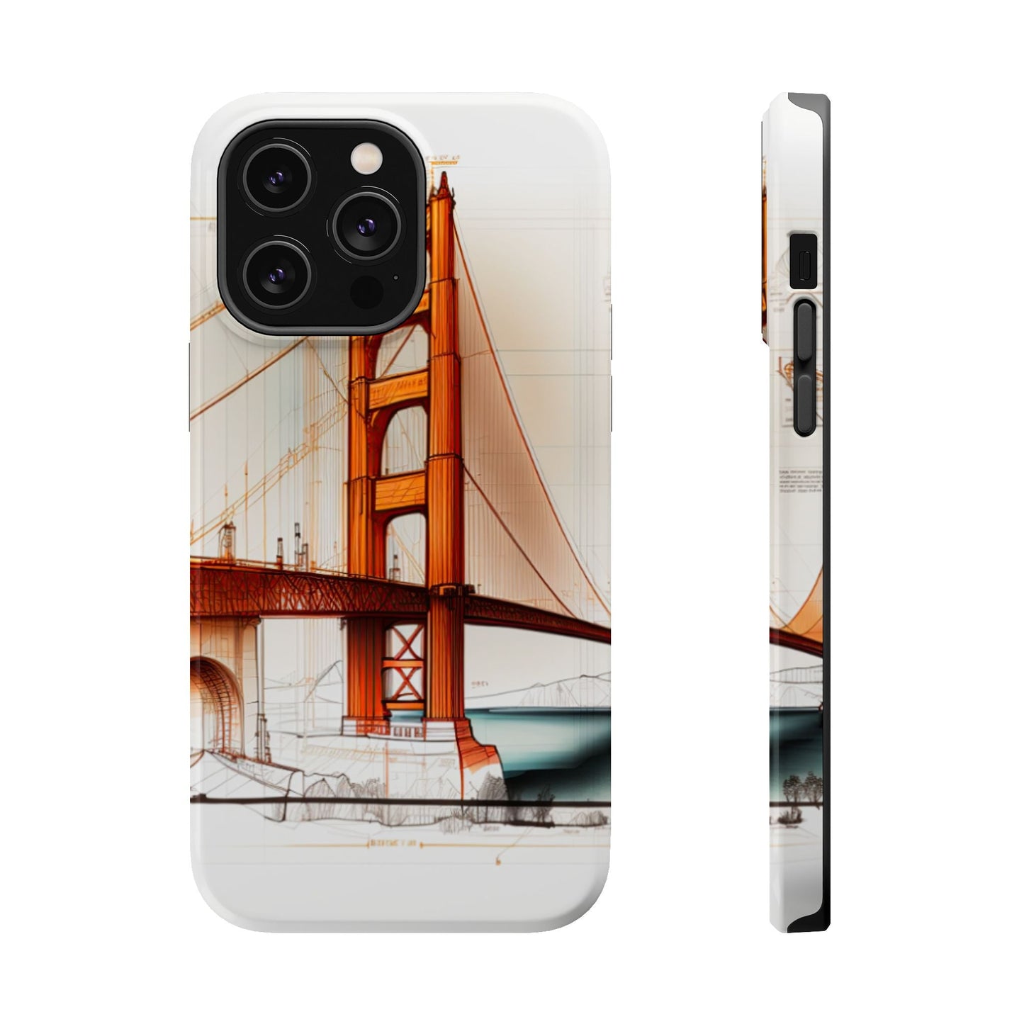 Golden Gate Bridge MagSafe iPhone Case - San Francisco Landmark - BOGO Cases