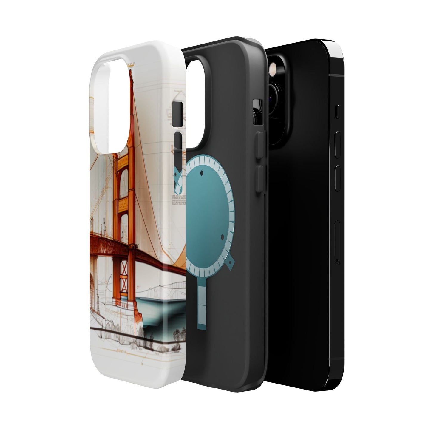 Golden Gate Bridge MagSafe iPhone Case - San Francisco Landmark - BOGO Cases