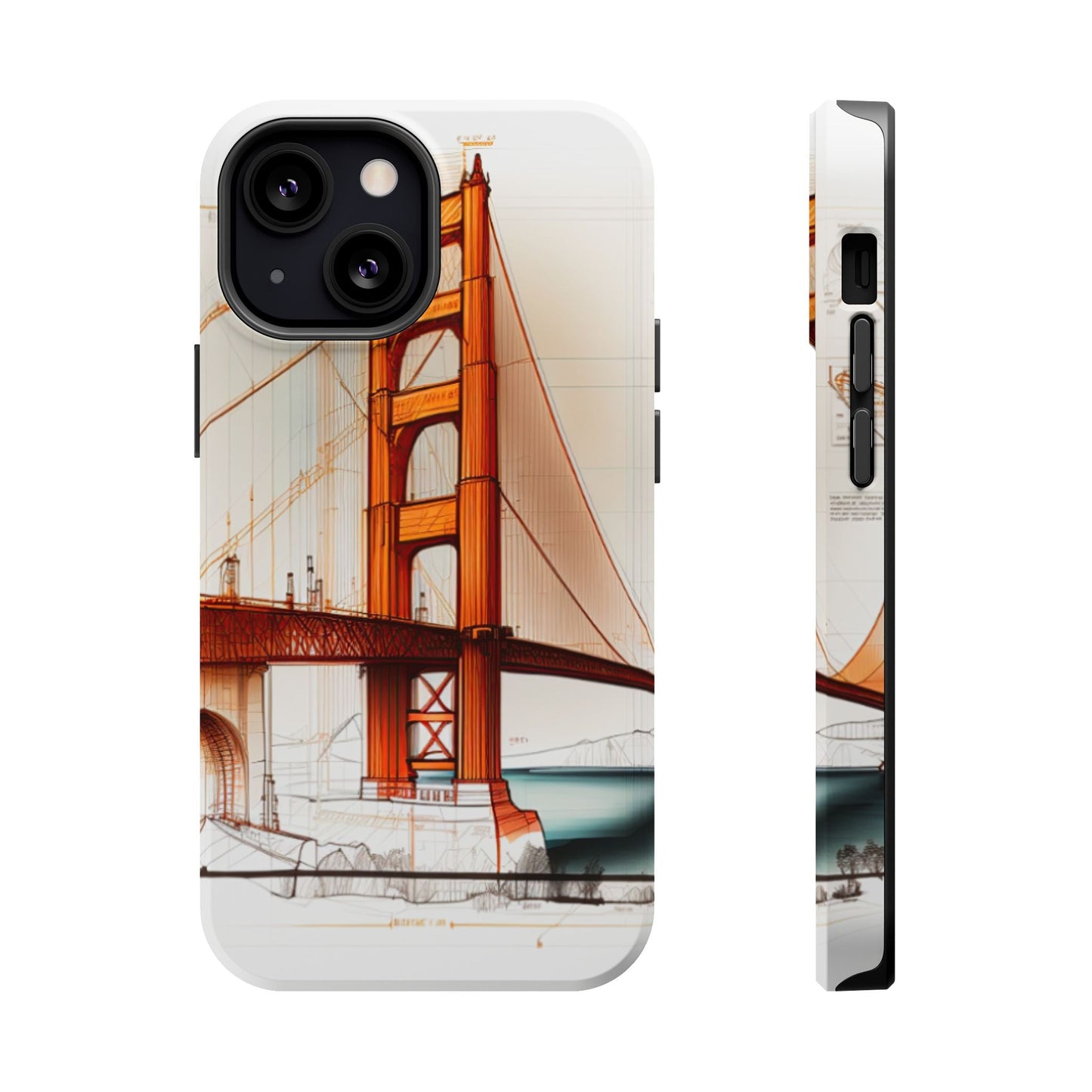 Golden Gate Bridge MagSafe iPhone Case - San Francisco Landmark - BOGO Cases