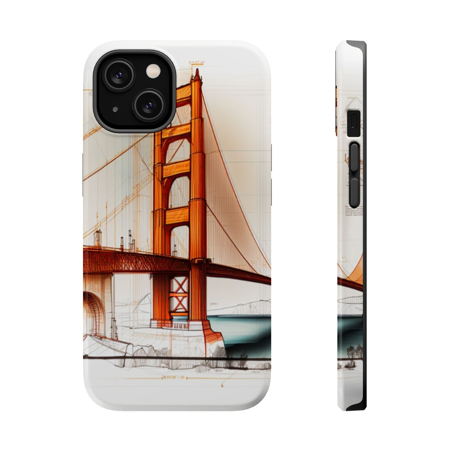 Golden Gate Bridge MagSafe iPhone Case - San Francisco Landmark - BOGO Cases