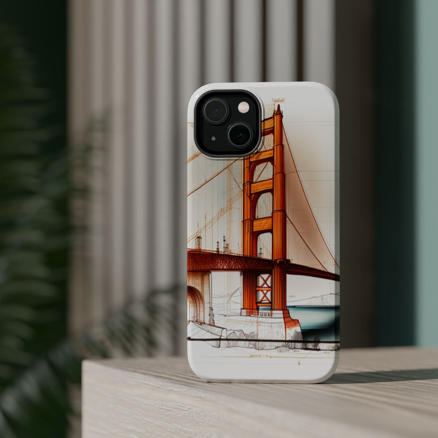 Golden Gate Bridge MagSafe iPhone Case - San Francisco Landmark - BOGO Cases