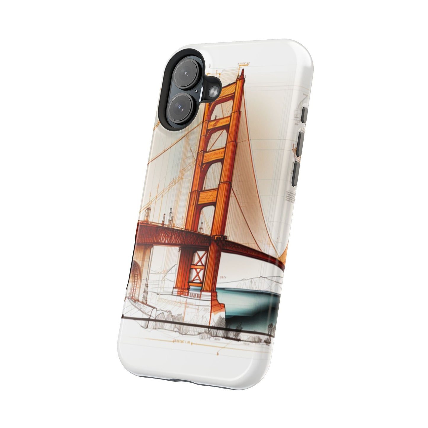 Golden Gate Bridge MagSafe iPhone Case - San Francisco Landmark - BOGO Cases