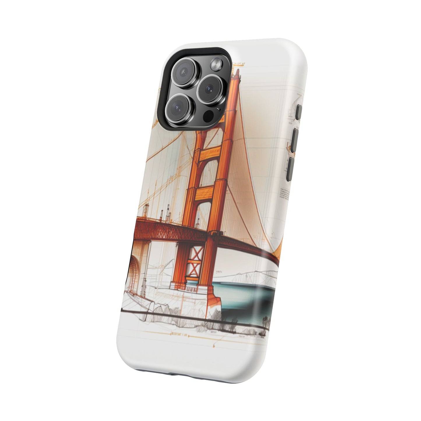 Golden Gate Bridge MagSafe iPhone Case - San Francisco Landmark - BOGO Cases