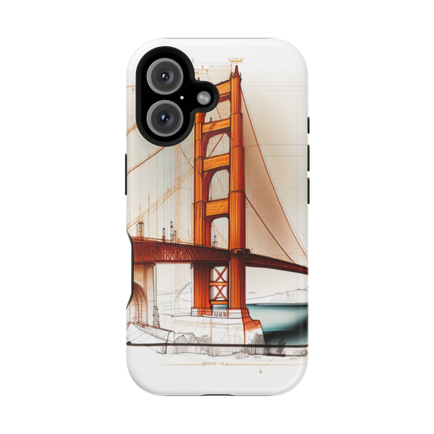 Golden Gate Bridge MagSafe iPhone Case - San Francisco Landmark - BOGO Cases