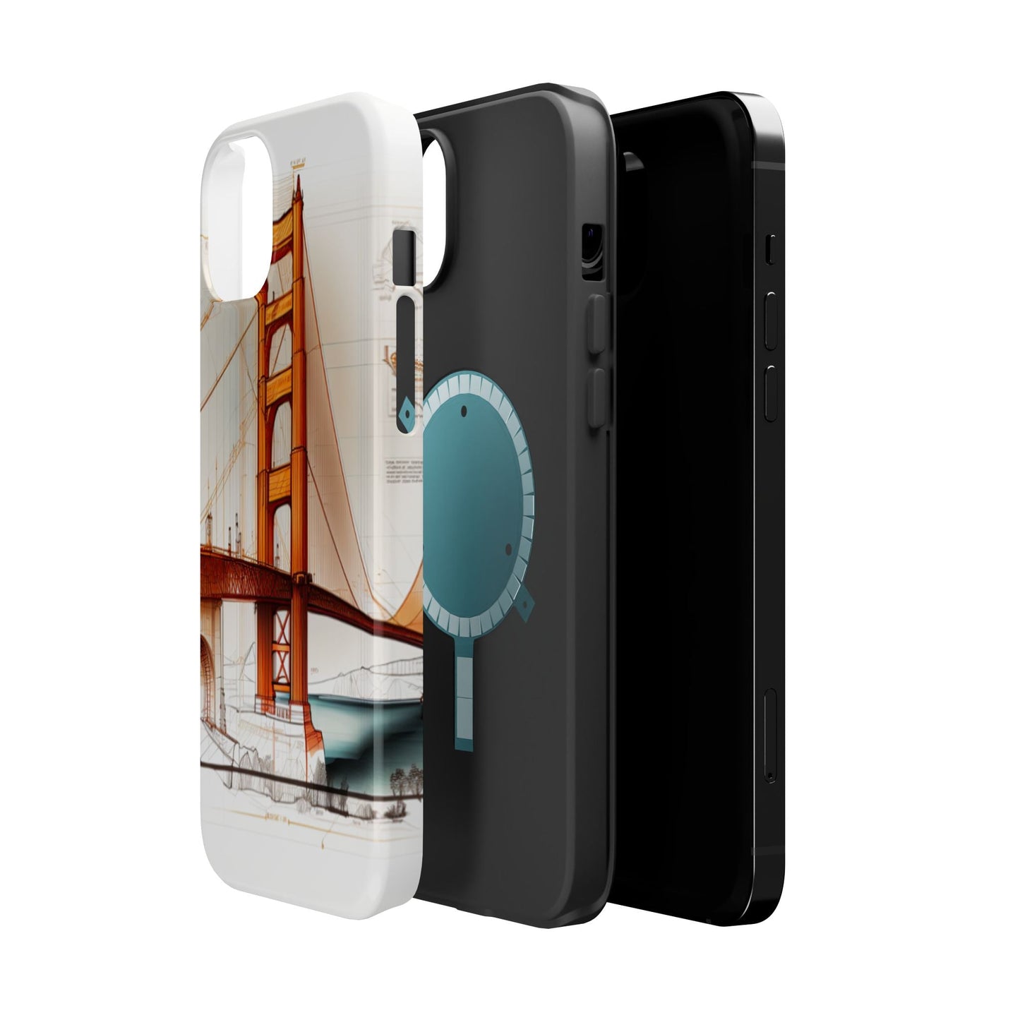 Golden Gate Bridge MagSafe iPhone Case - San Francisco Landmark - BOGO Cases