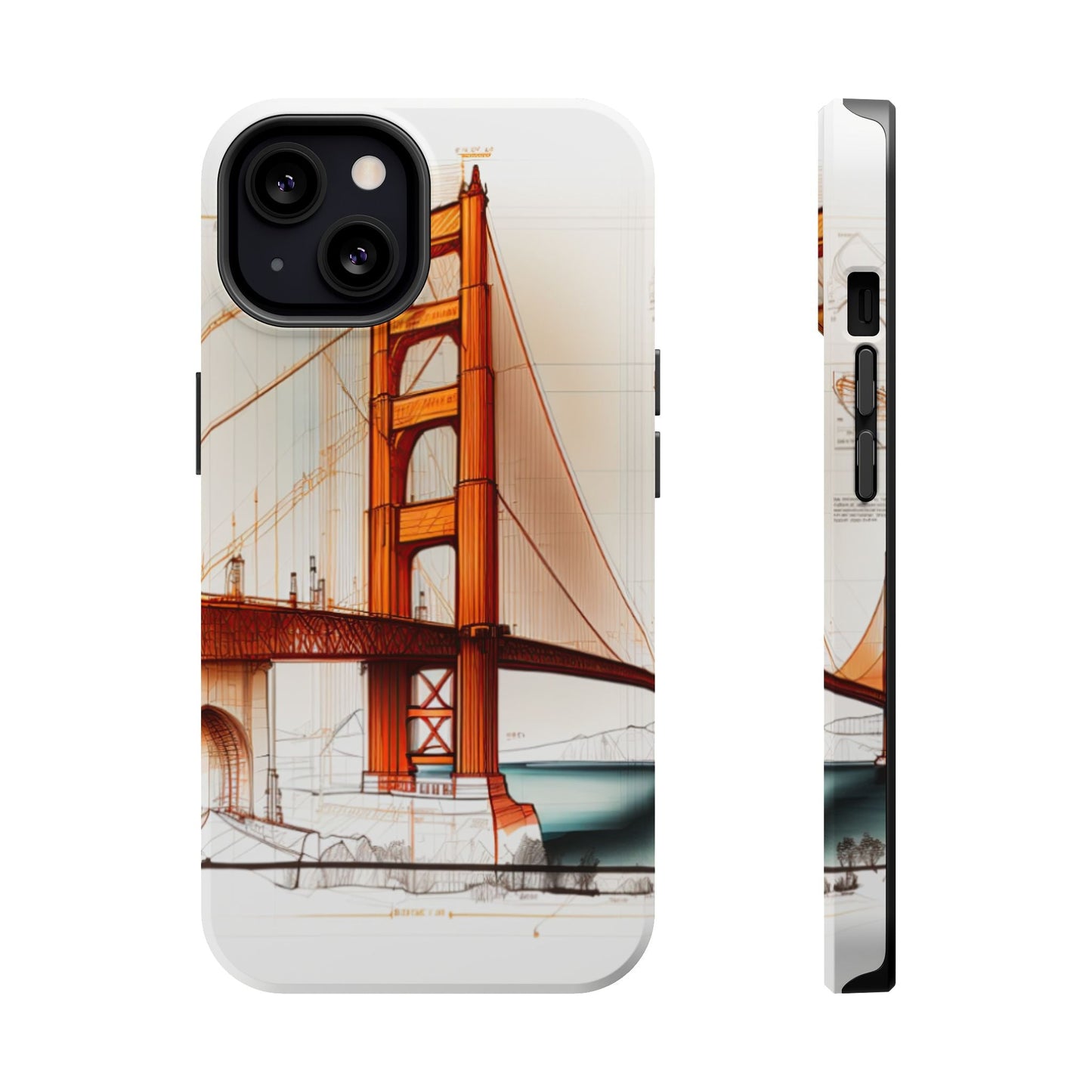 Golden Gate Bridge MagSafe iPhone Case - San Francisco Landmark - BOGO Cases