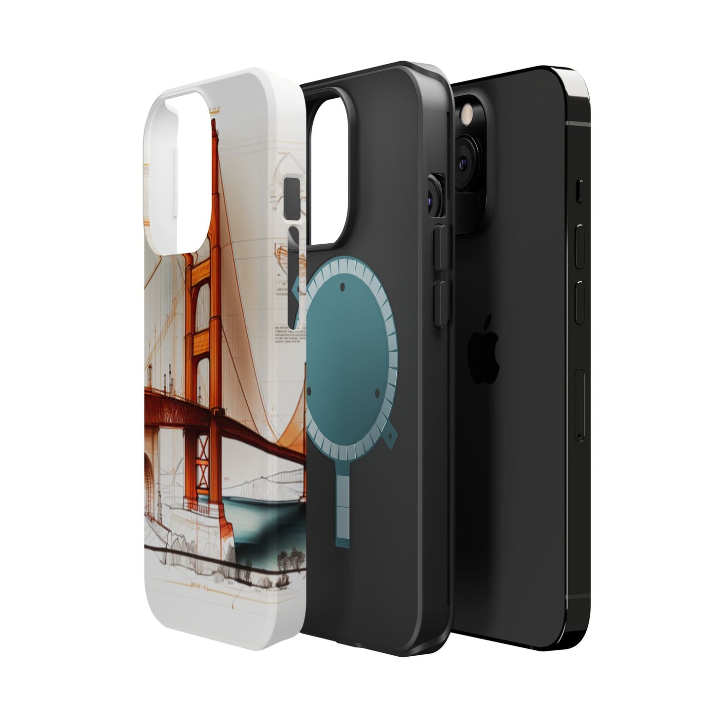 Golden Gate Bridge MagSafe iPhone Case - San Francisco Landmark - BOGO Cases
