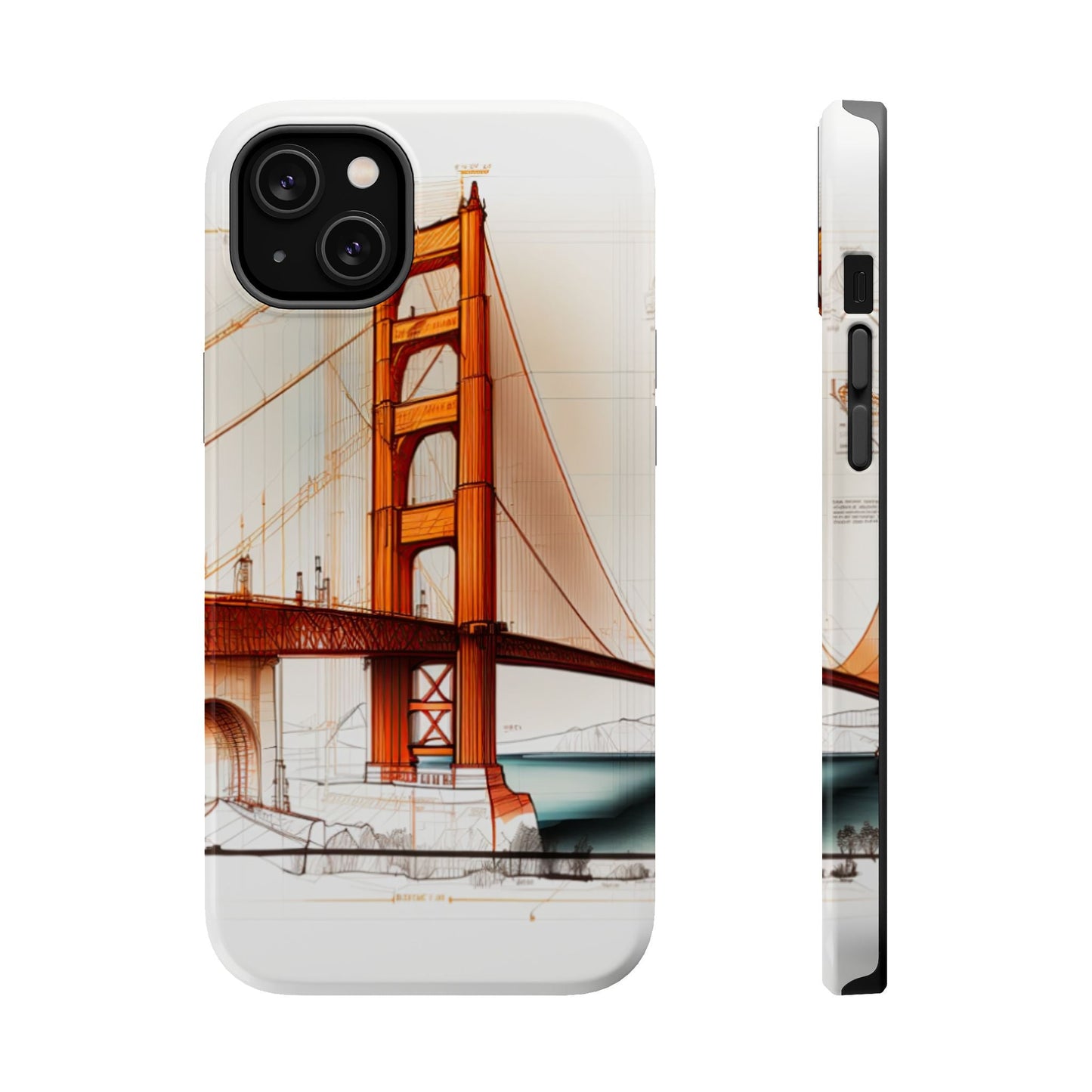 Golden Gate Bridge MagSafe iPhone Case - San Francisco Landmark - BOGO Cases