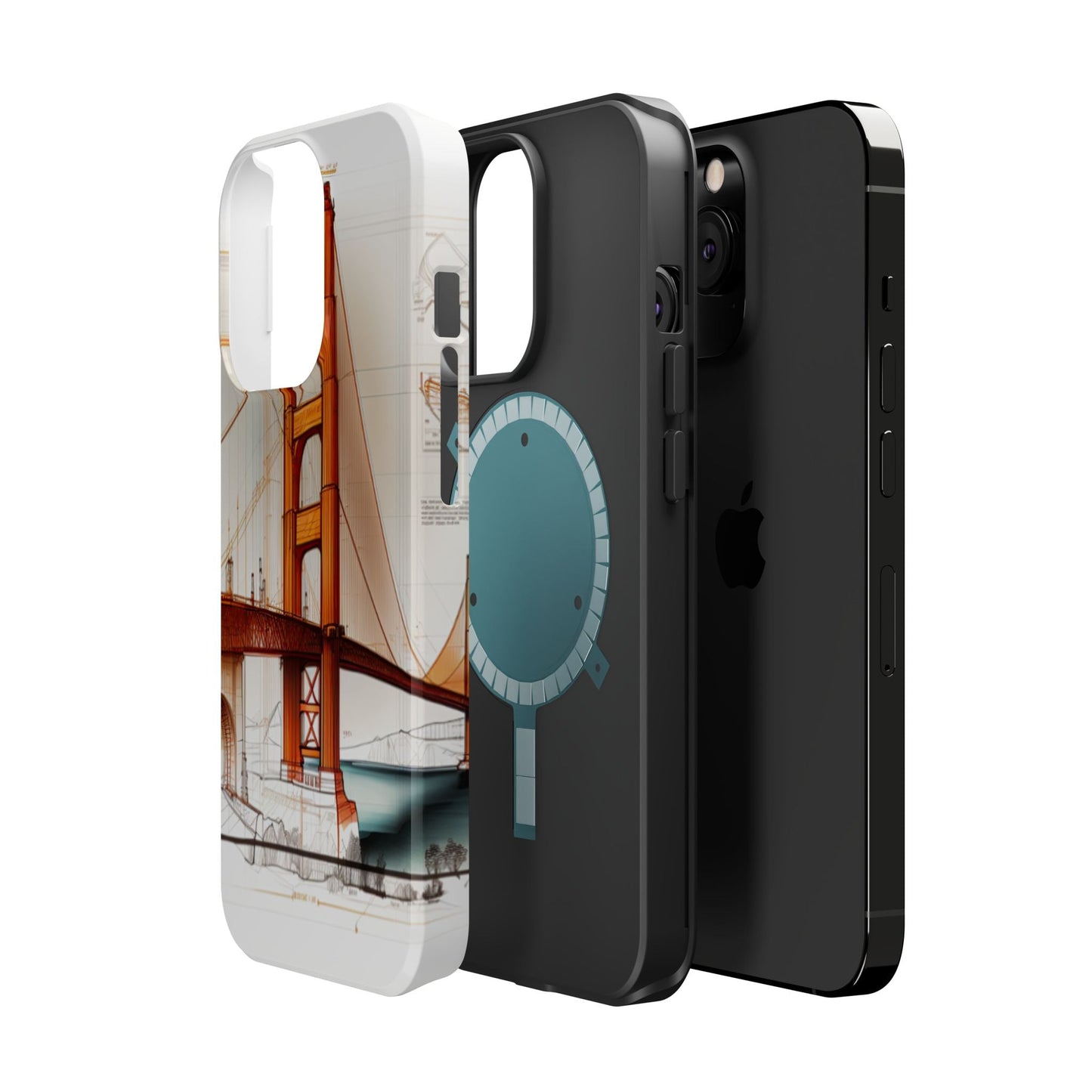 Golden Gate Bridge MagSafe iPhone Case - San Francisco Landmark - BOGO Cases