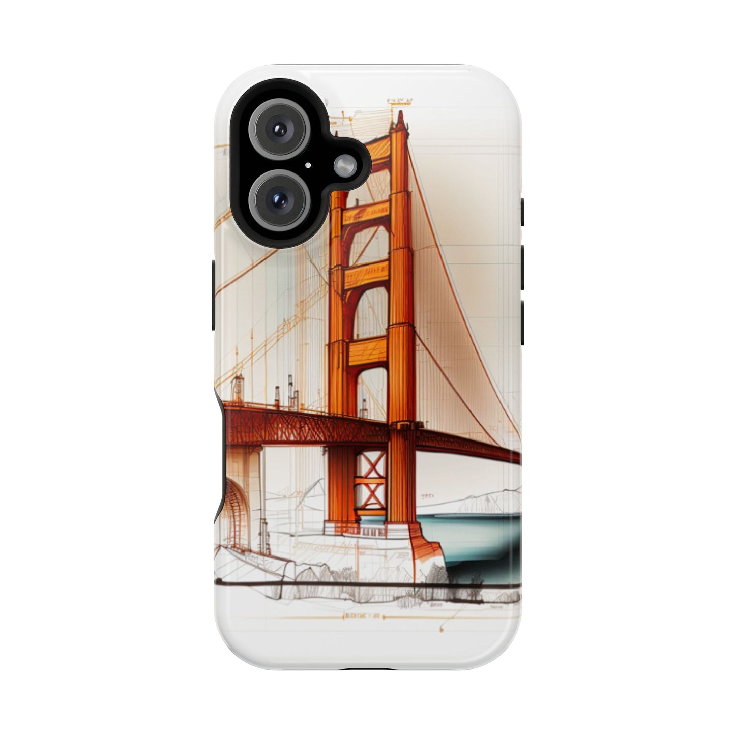 Golden Gate Bridge MagSafe iPhone Case - San Francisco Landmark - BOGO Cases