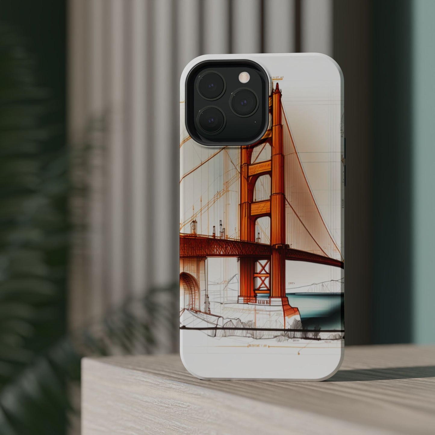 Golden Gate Bridge MagSafe iPhone Case - San Francisco Landmark - BOGO Cases