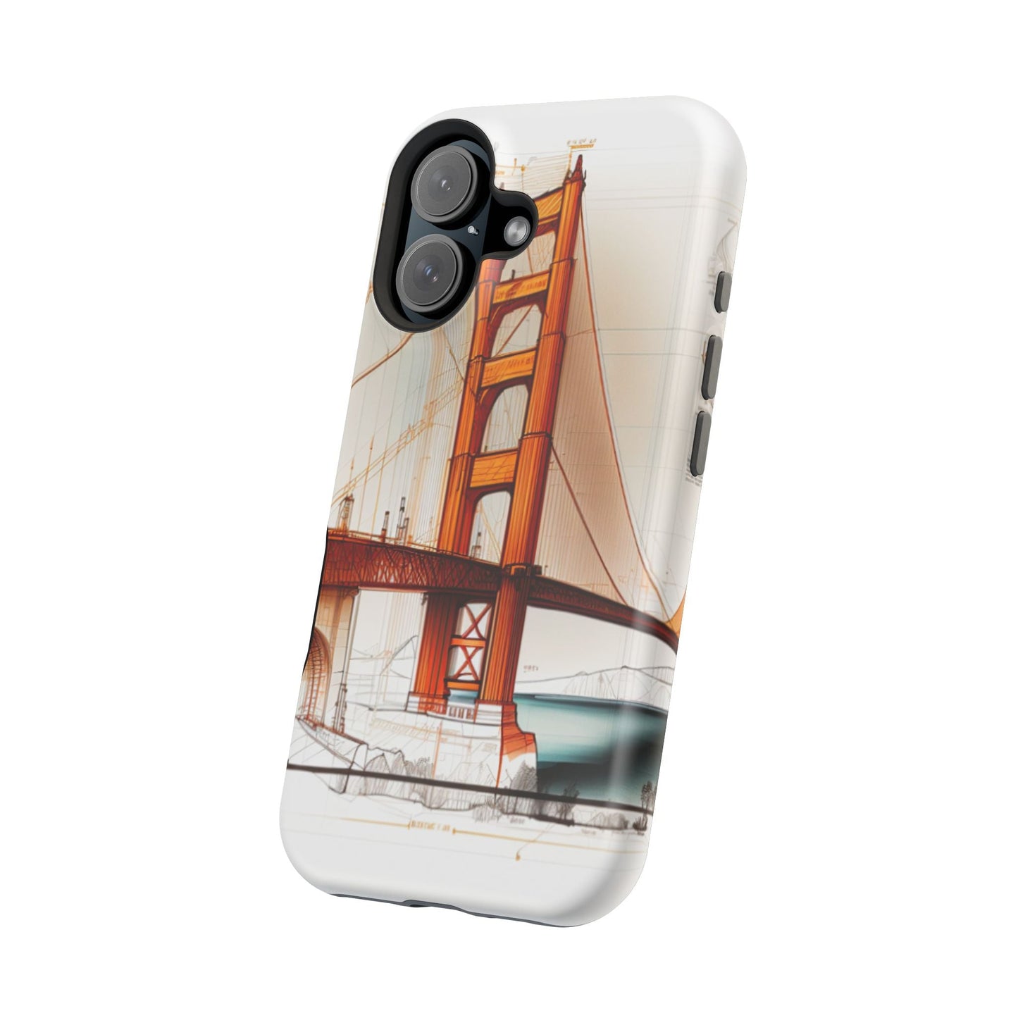 Golden Gate Bridge MagSafe iPhone Case - San Francisco Landmark - BOGO Cases