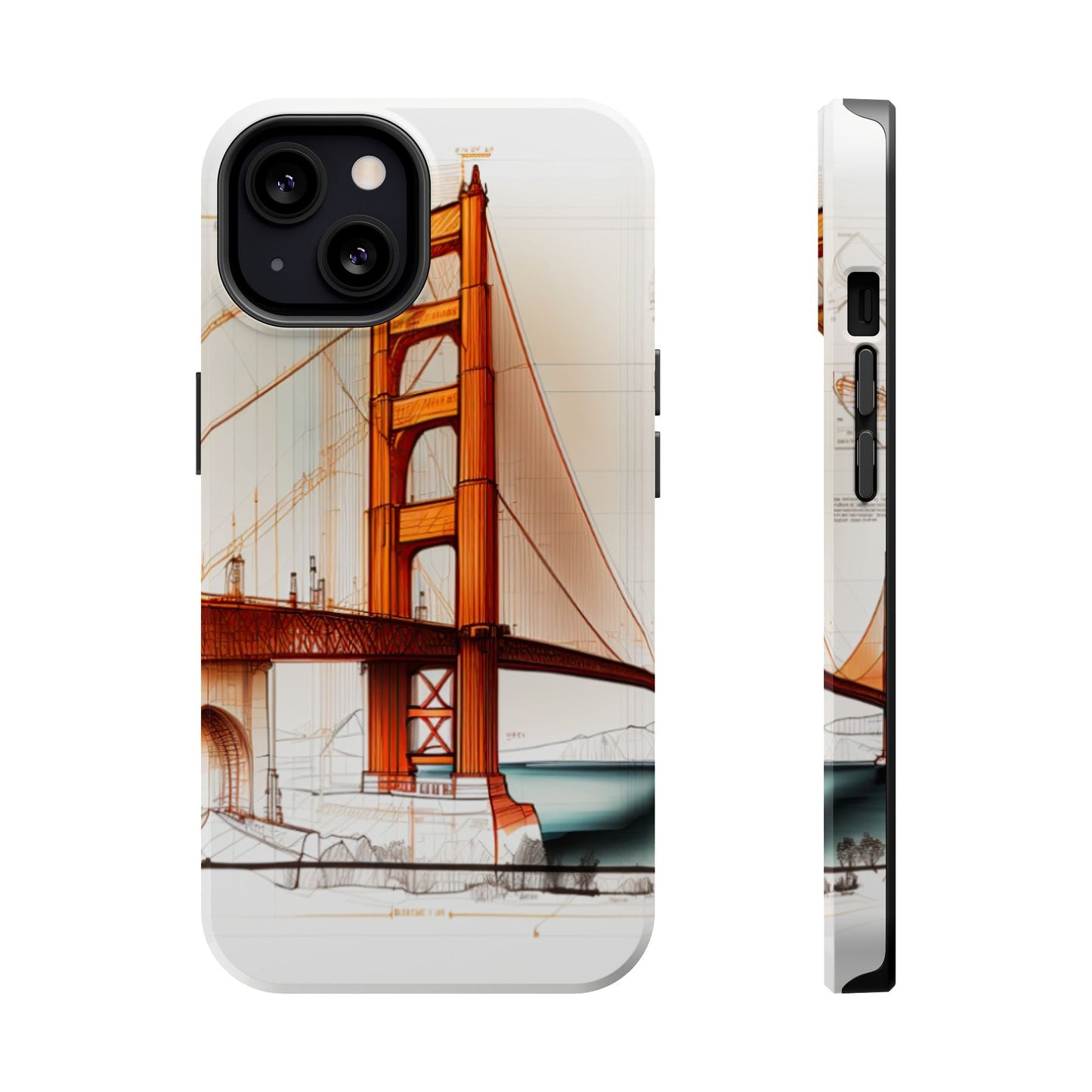 Golden Gate Bridge MagSafe iPhone Case - San Francisco Landmark - BOGO Cases
