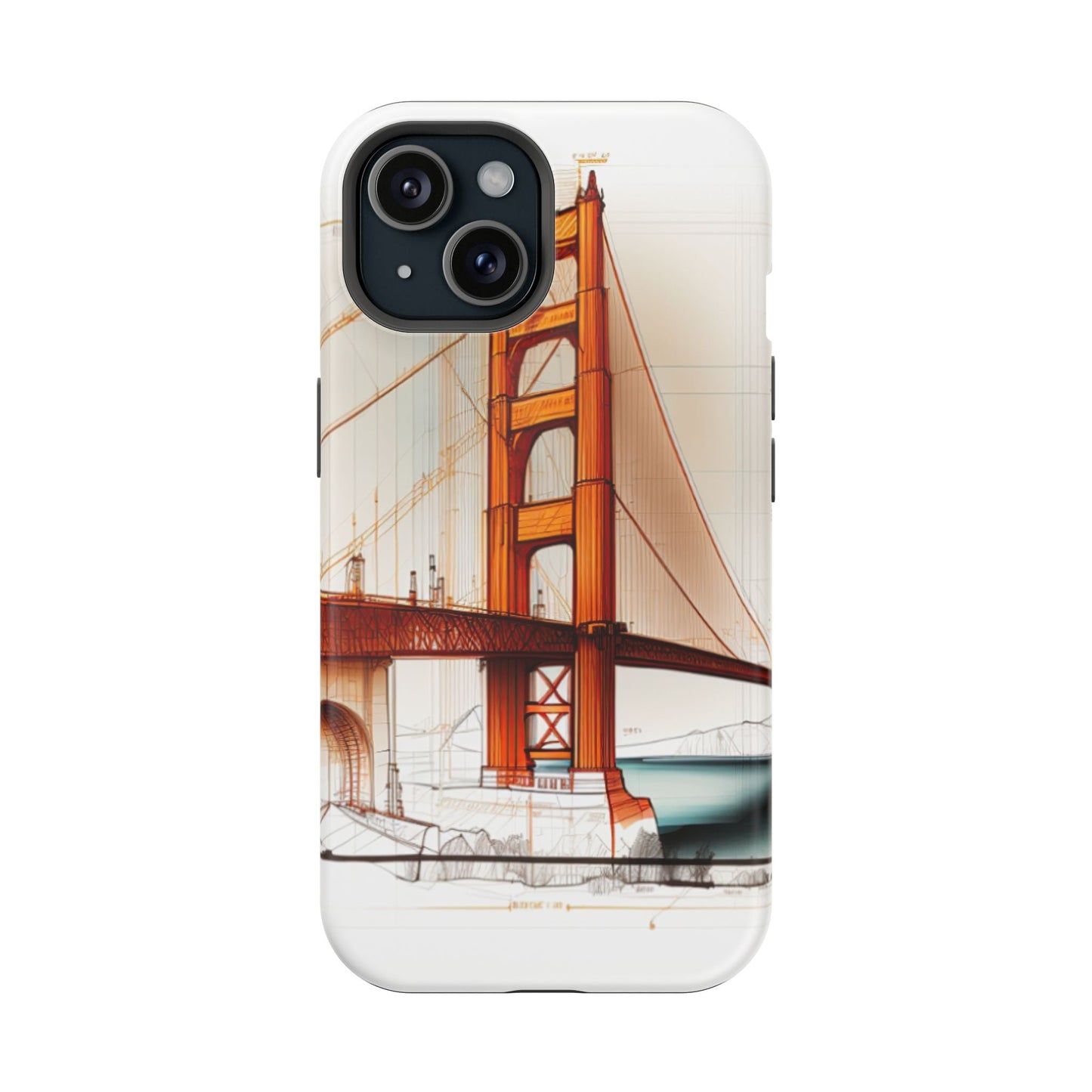 Golden Gate Bridge MagSafe iPhone Case - San Francisco Landmark - BOGO Cases