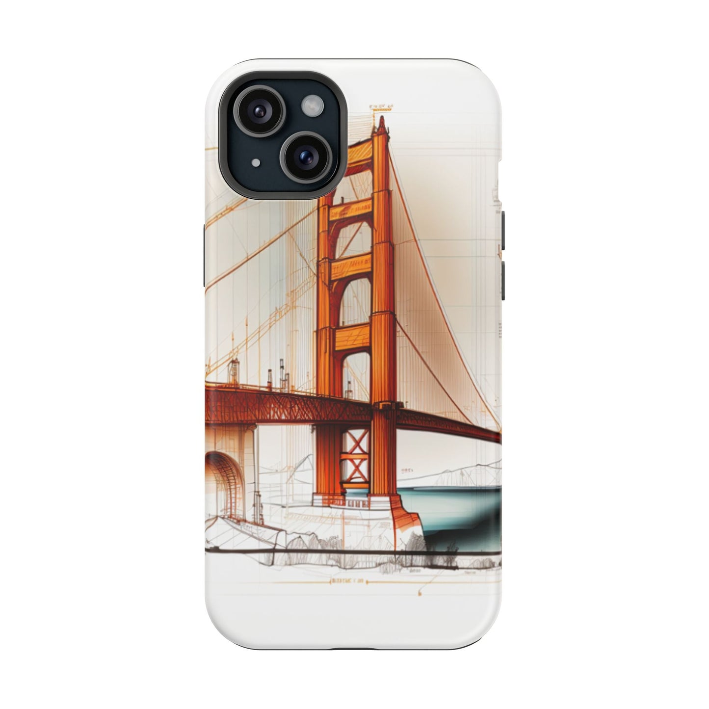 Golden Gate Bridge MagSafe iPhone Case - San Francisco Landmark - BOGO Cases