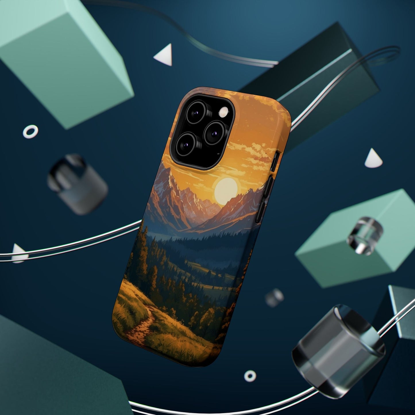 Golden Horizon - MagSafe iPhone Case - BOGO Cases