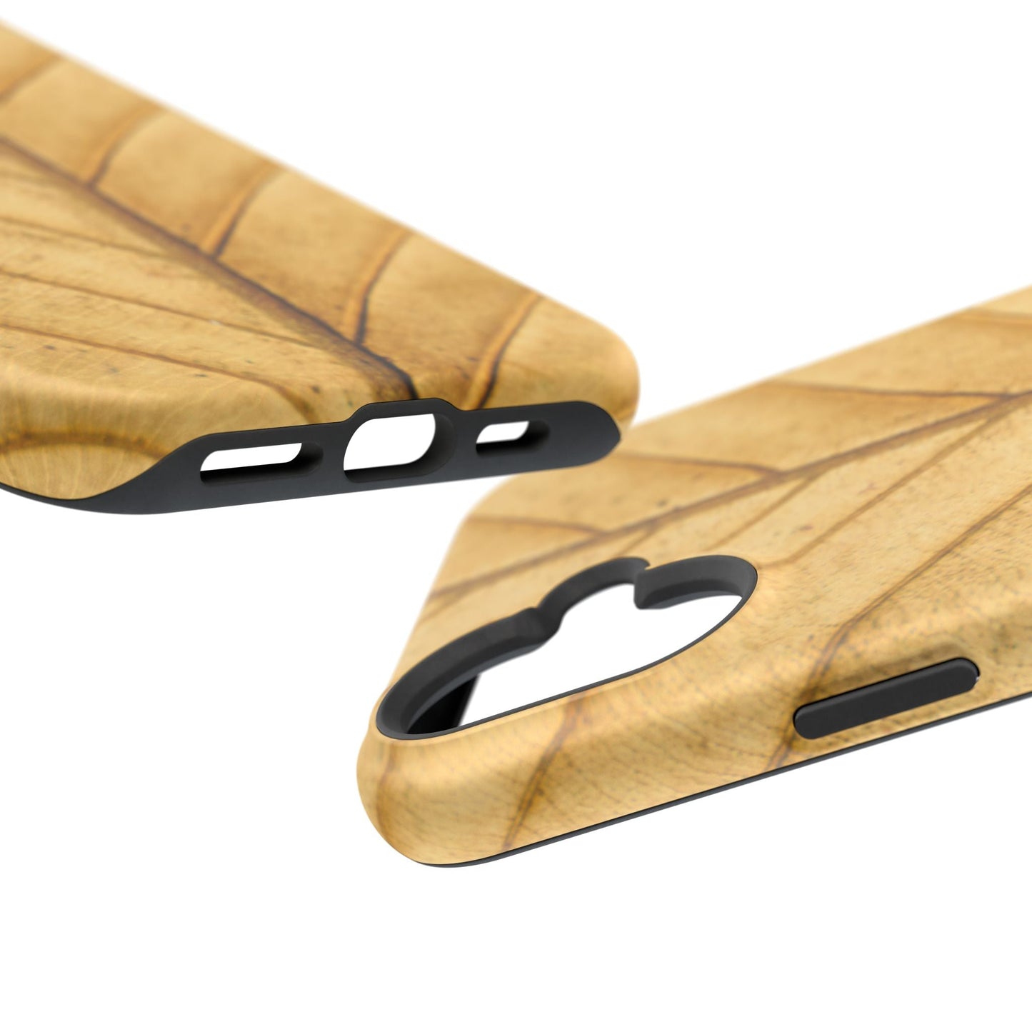 Golden Leaf Texture MagSafe Case – Minimal Nature Design - BOGO Cases