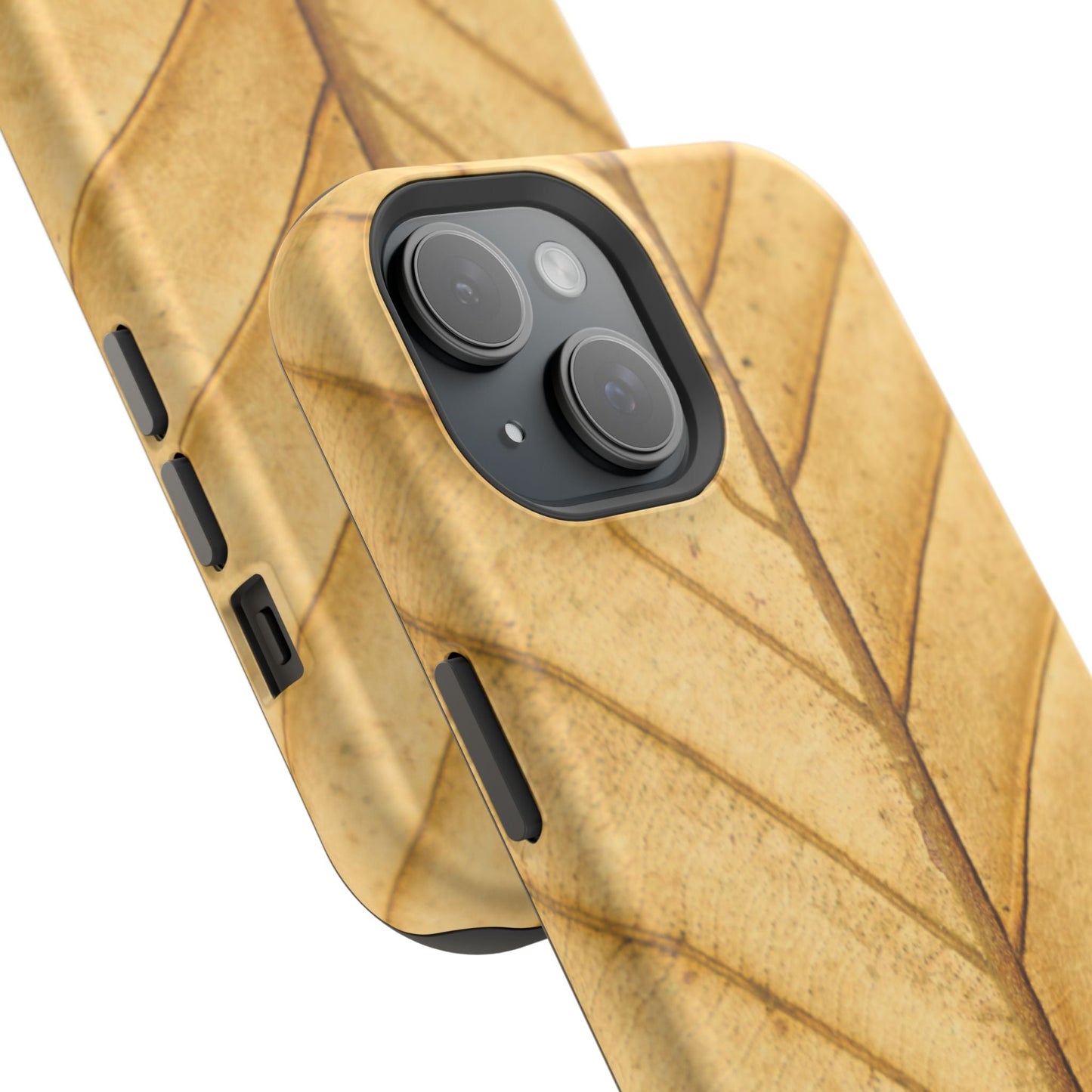 Golden Leaf Texture MagSafe Case – Minimal Nature Design - BOGO Cases