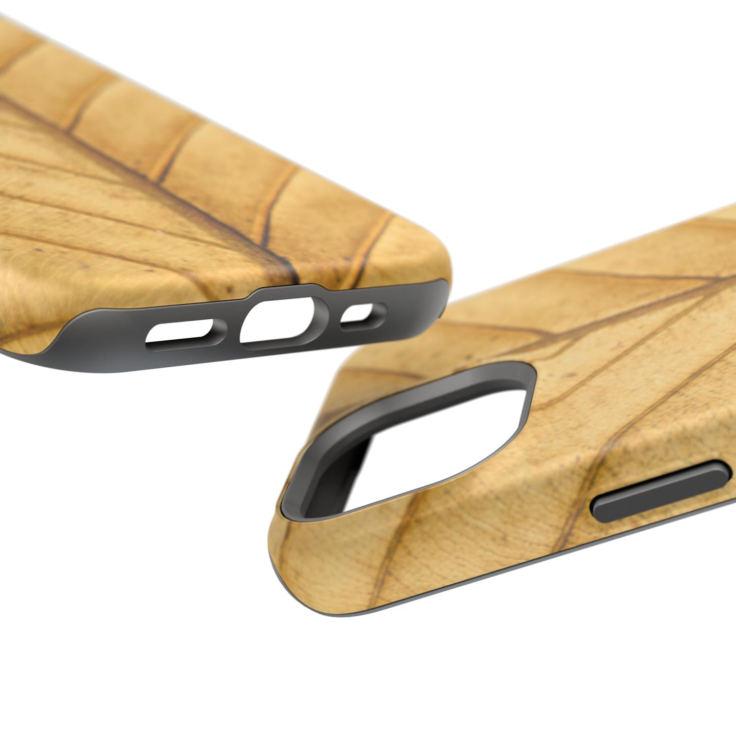 Golden Leaf Texture MagSafe Case – Minimal Nature Design - BOGO Cases