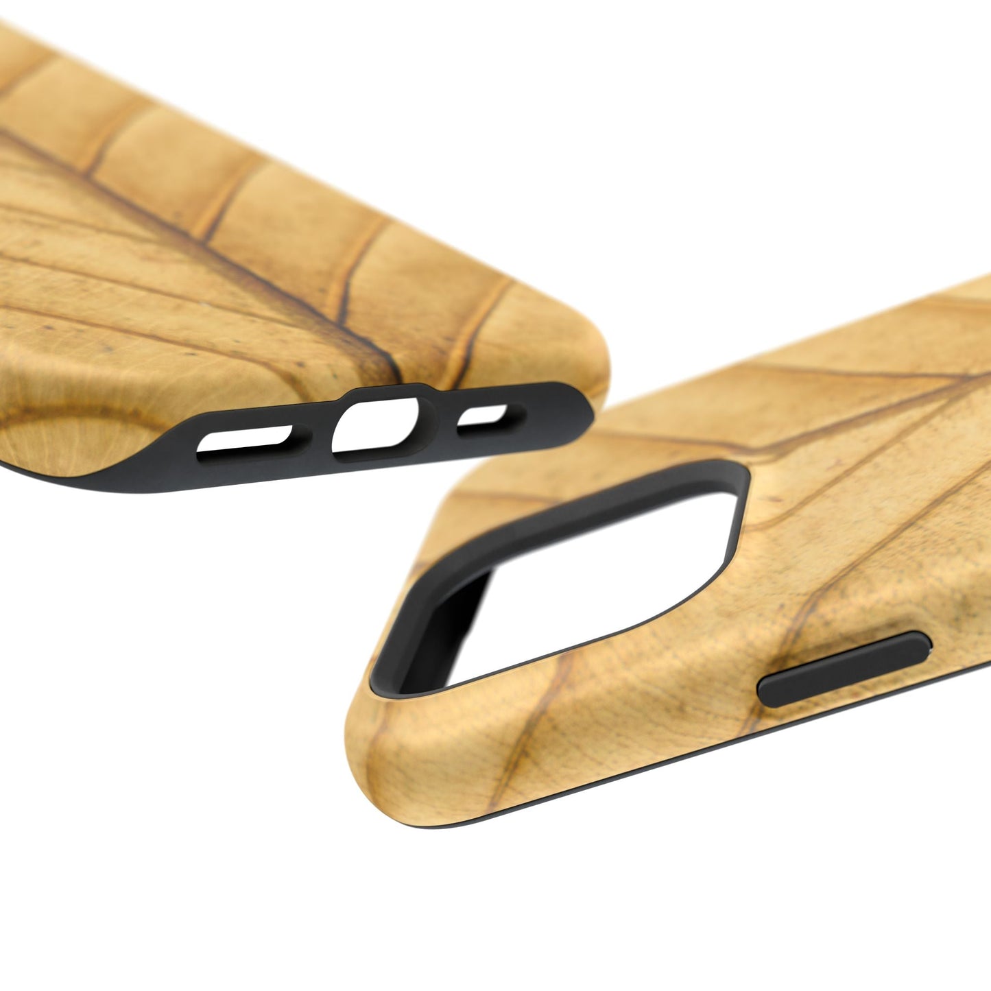 Golden Leaf Texture MagSafe Case – Minimal Nature Design - BOGO Cases