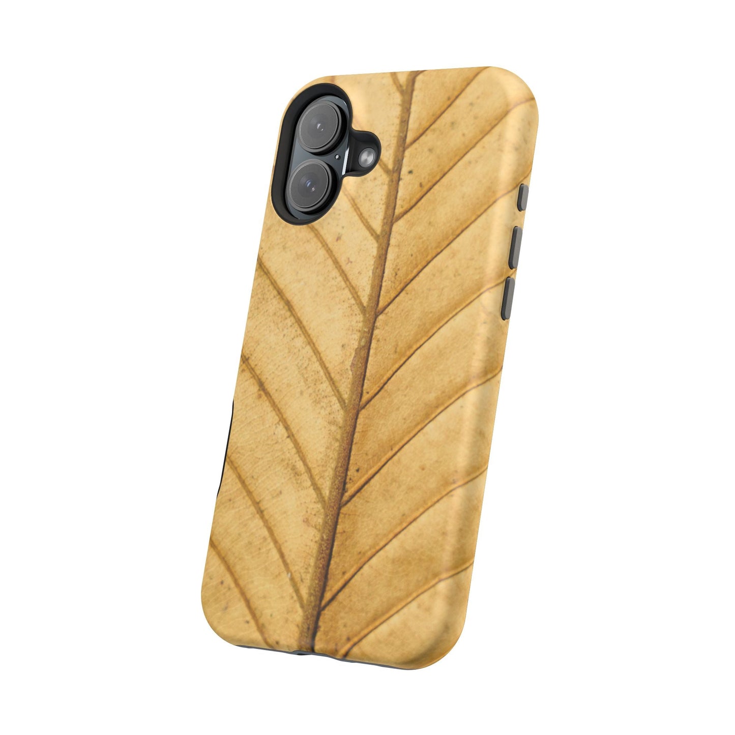 Golden Leaf Texture MagSafe Case – Minimal Nature Design - BOGO Cases