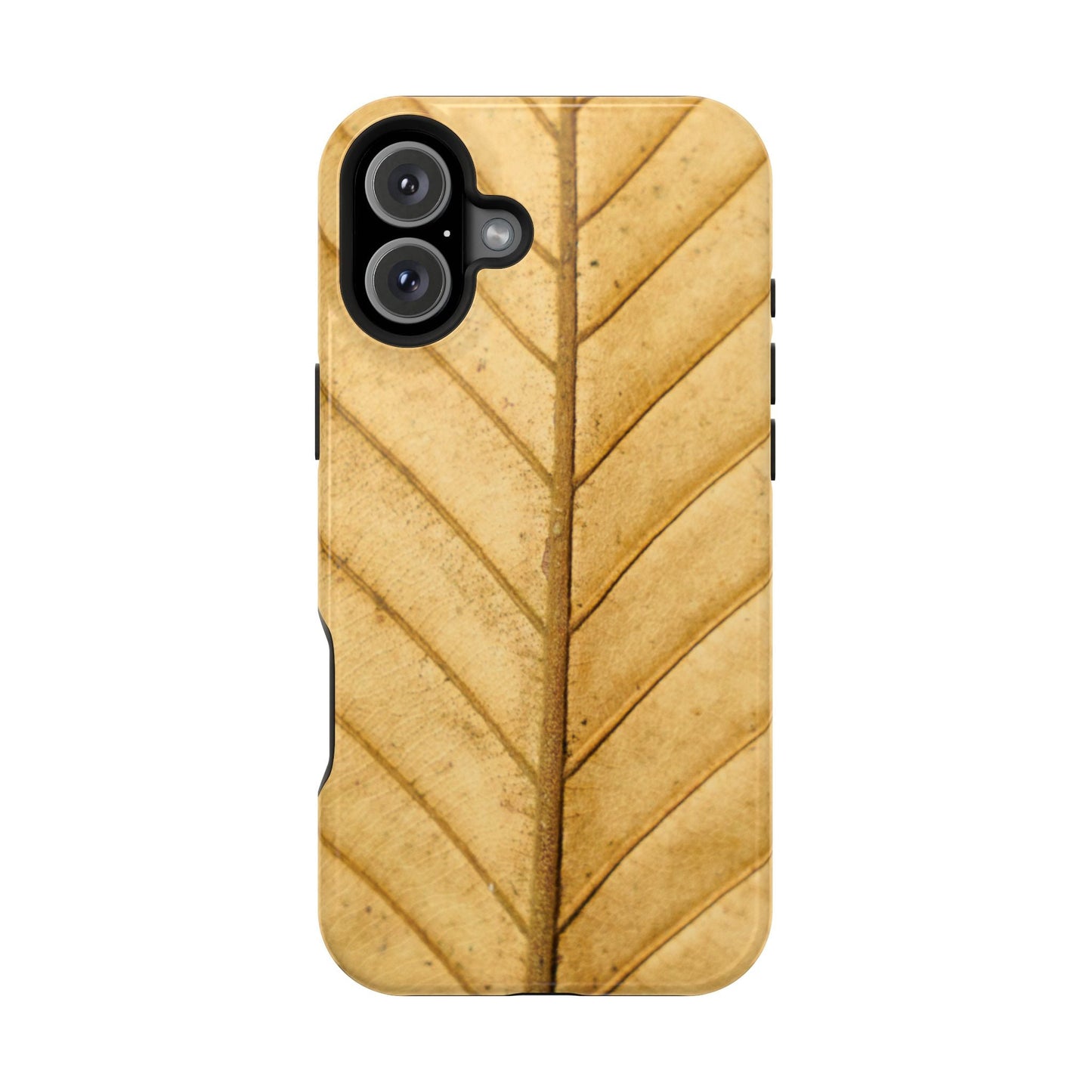 Golden Leaf Texture MagSafe Case – Minimal Nature Design - BOGO Cases