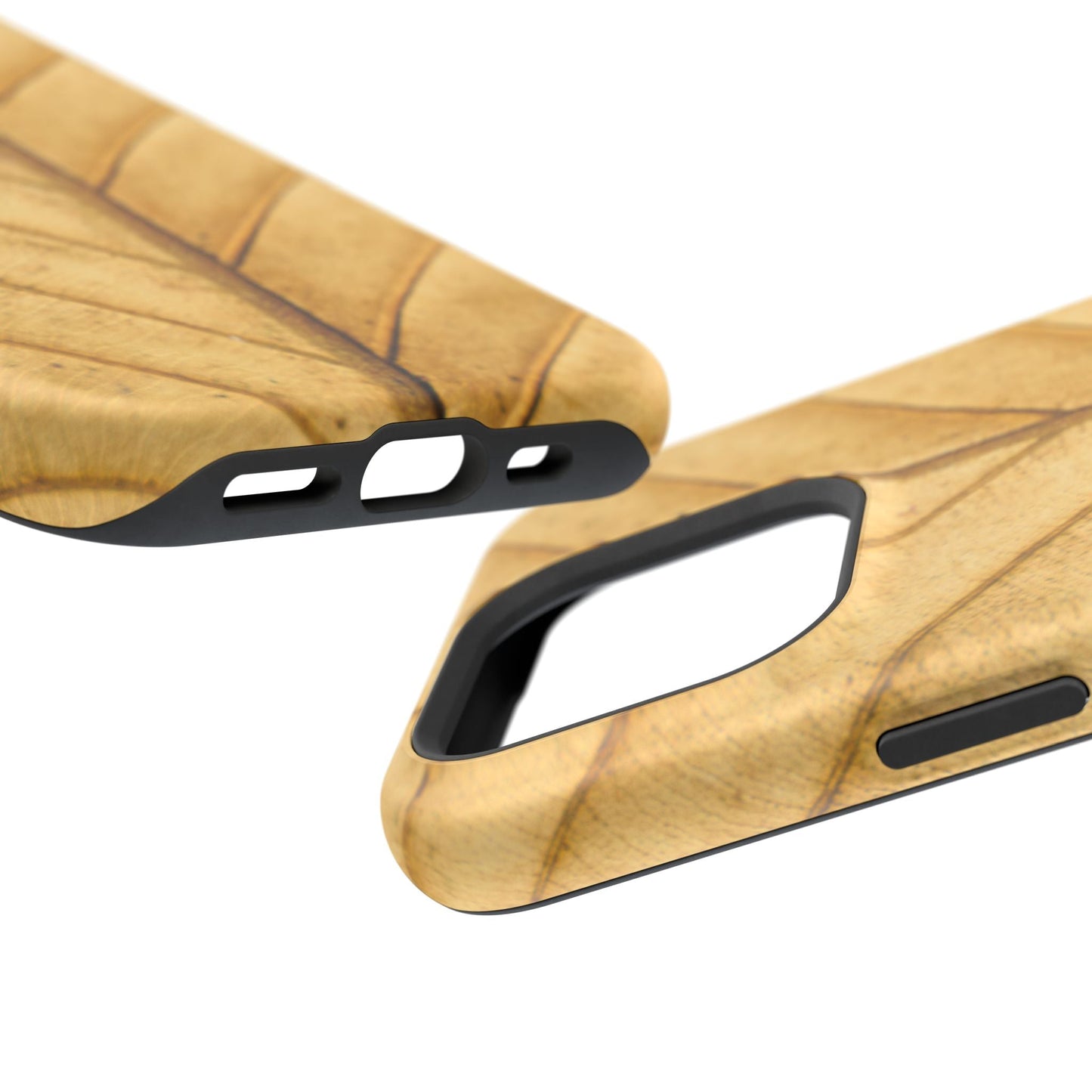 Golden Leaf Texture MagSafe Case – Minimal Nature Design - BOGO Cases