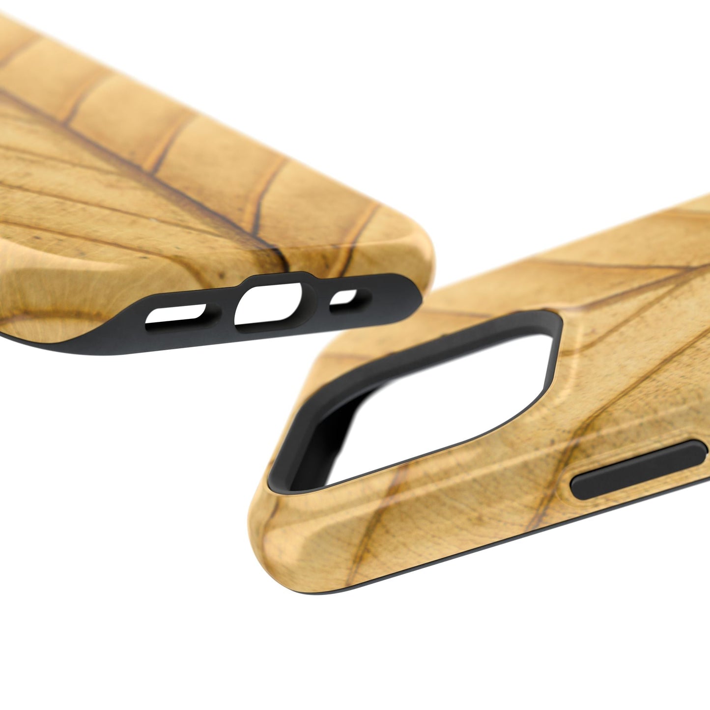 Golden Leaf Texture MagSafe Case – Minimal Nature Design - BOGO Cases