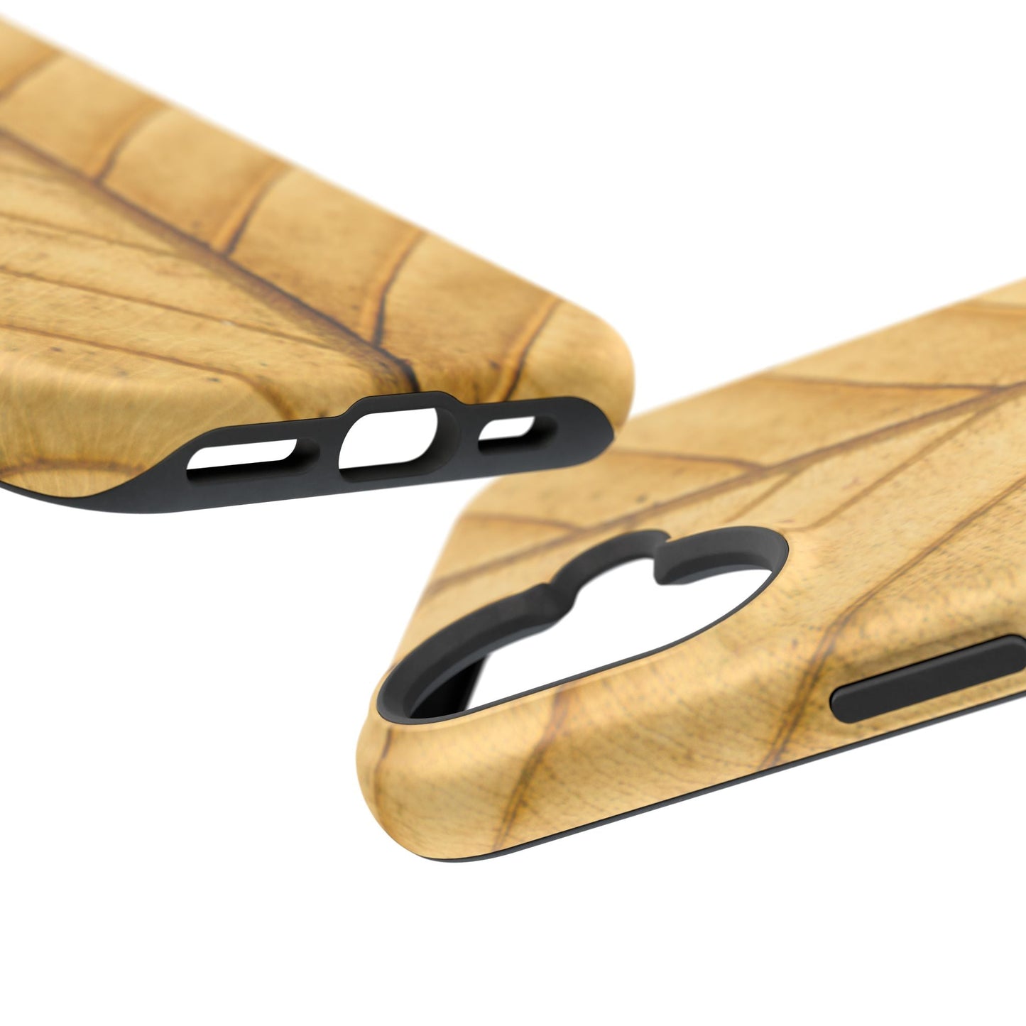 Golden Leaf Texture MagSafe Case – Minimal Nature Design - BOGO Cases