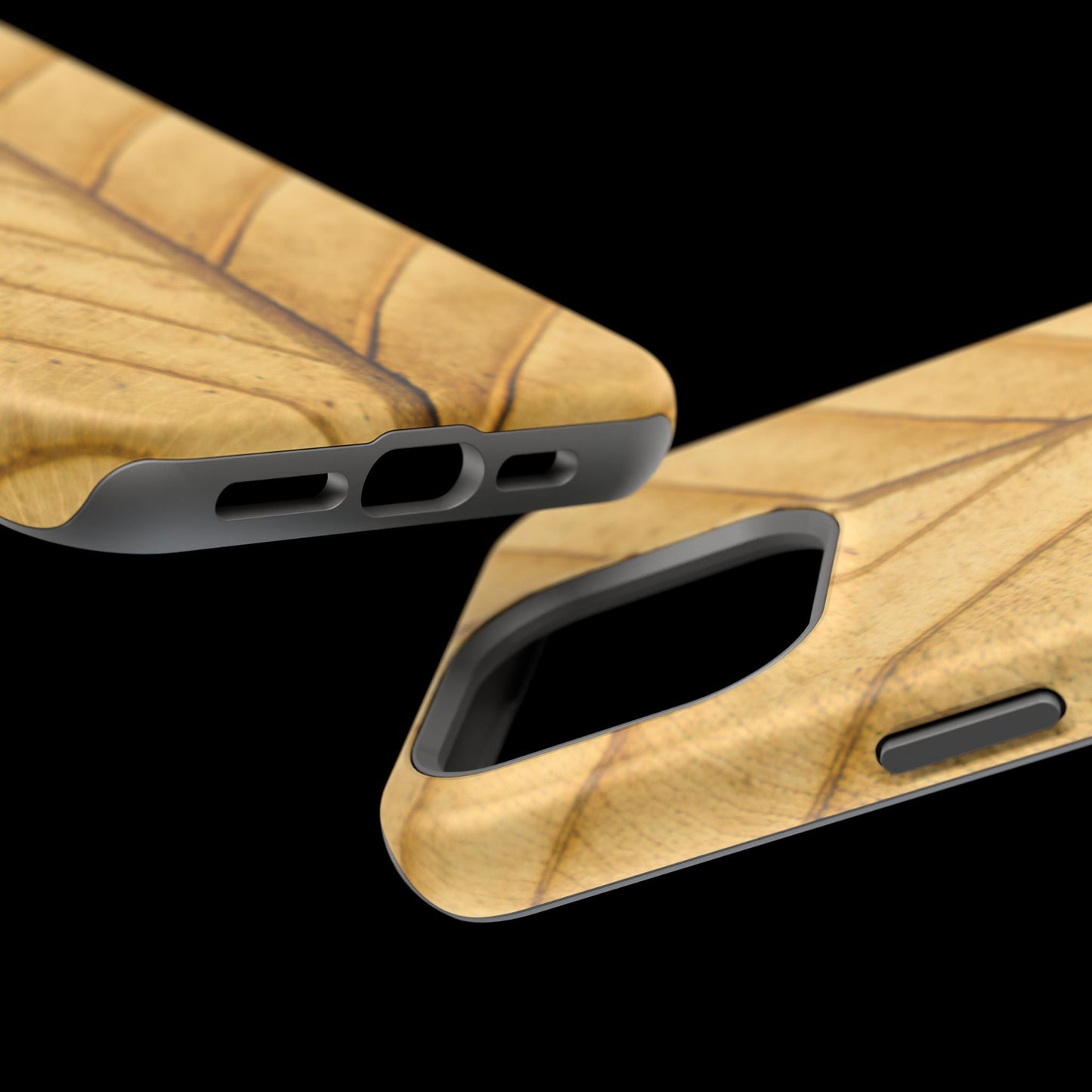 Golden Leaf Texture MagSafe Case – Minimal Nature Design - BOGO Cases