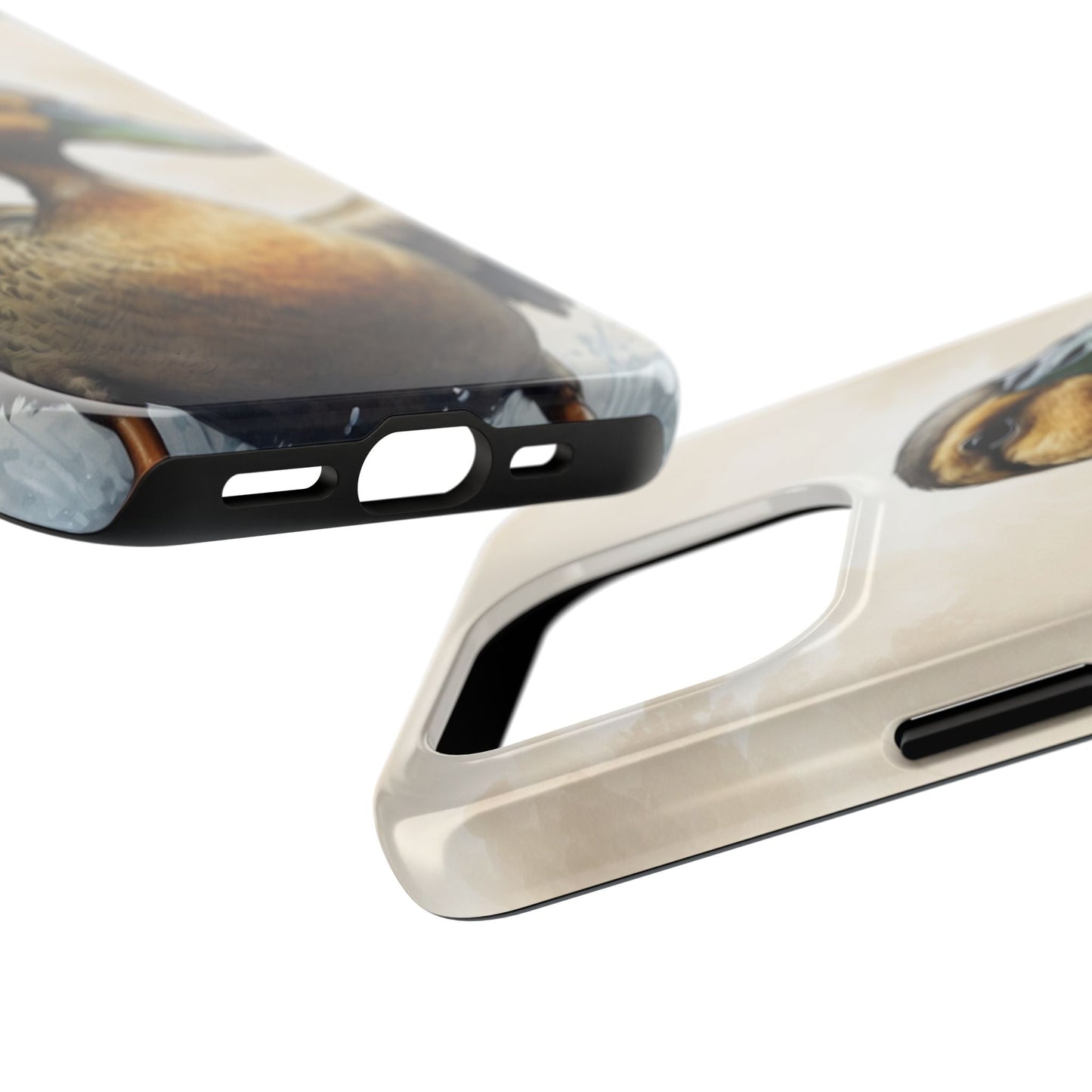 Graceful Duck in Watercolor Scene - iPhone Case - BOGO Cases