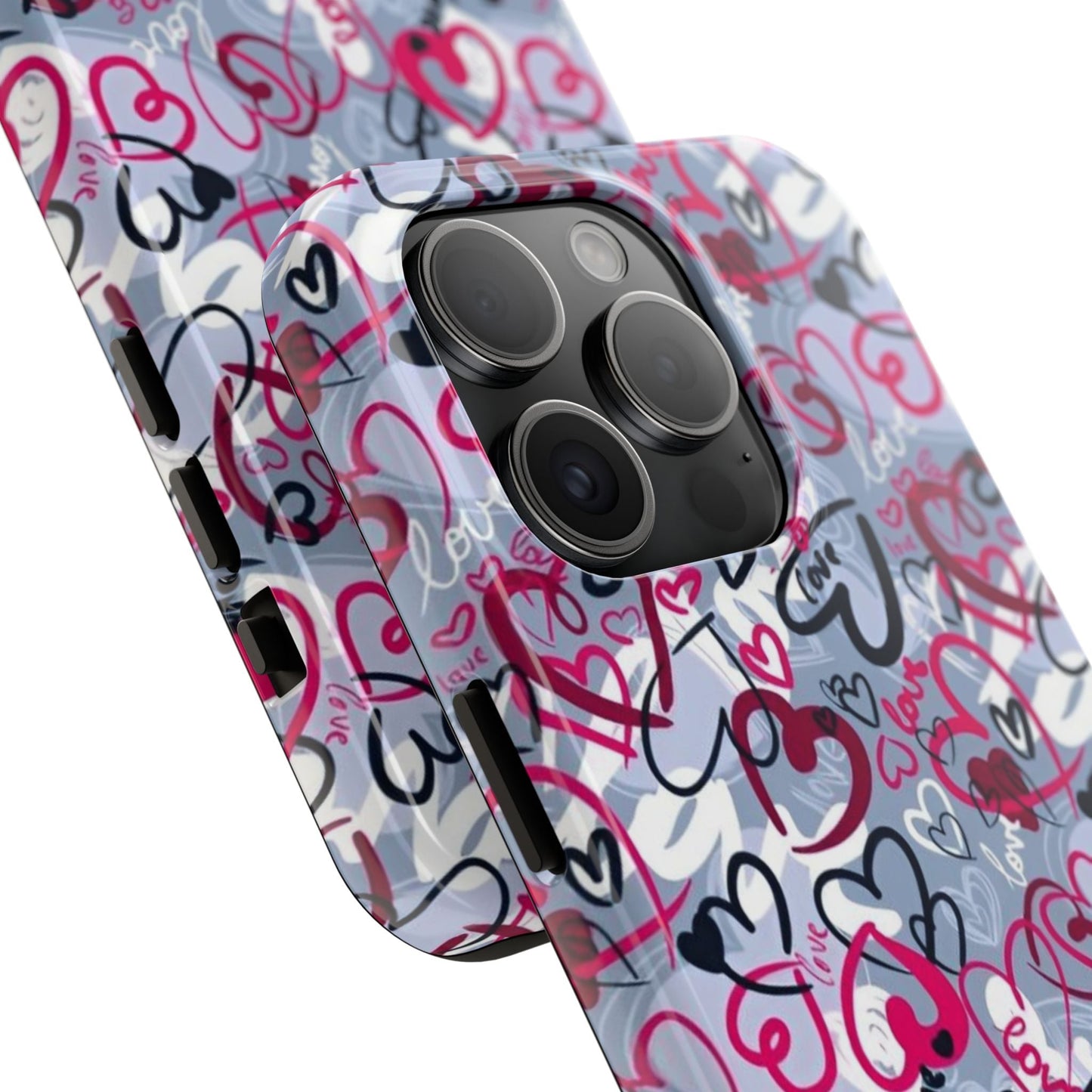 Graffiti Love Hearts iPhone Case - BOGO Cases