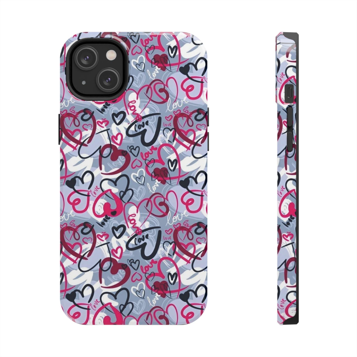 Graffiti Love Hearts iPhone Case - BOGO Cases