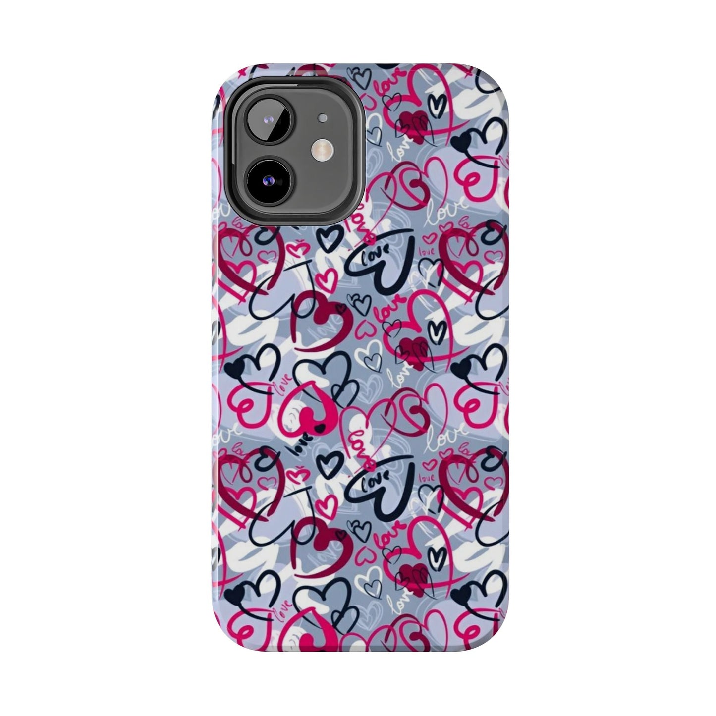 Graffiti Love Hearts iPhone Case - BOGO Cases