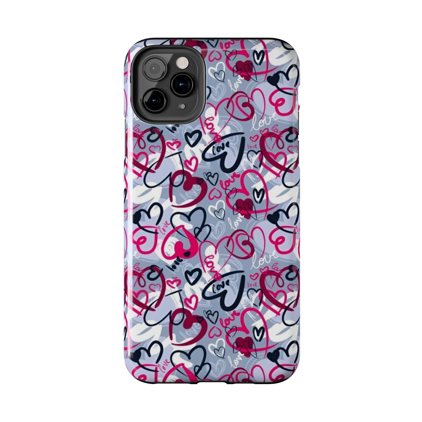 Graffiti Love Hearts iPhone Case - BOGO Cases