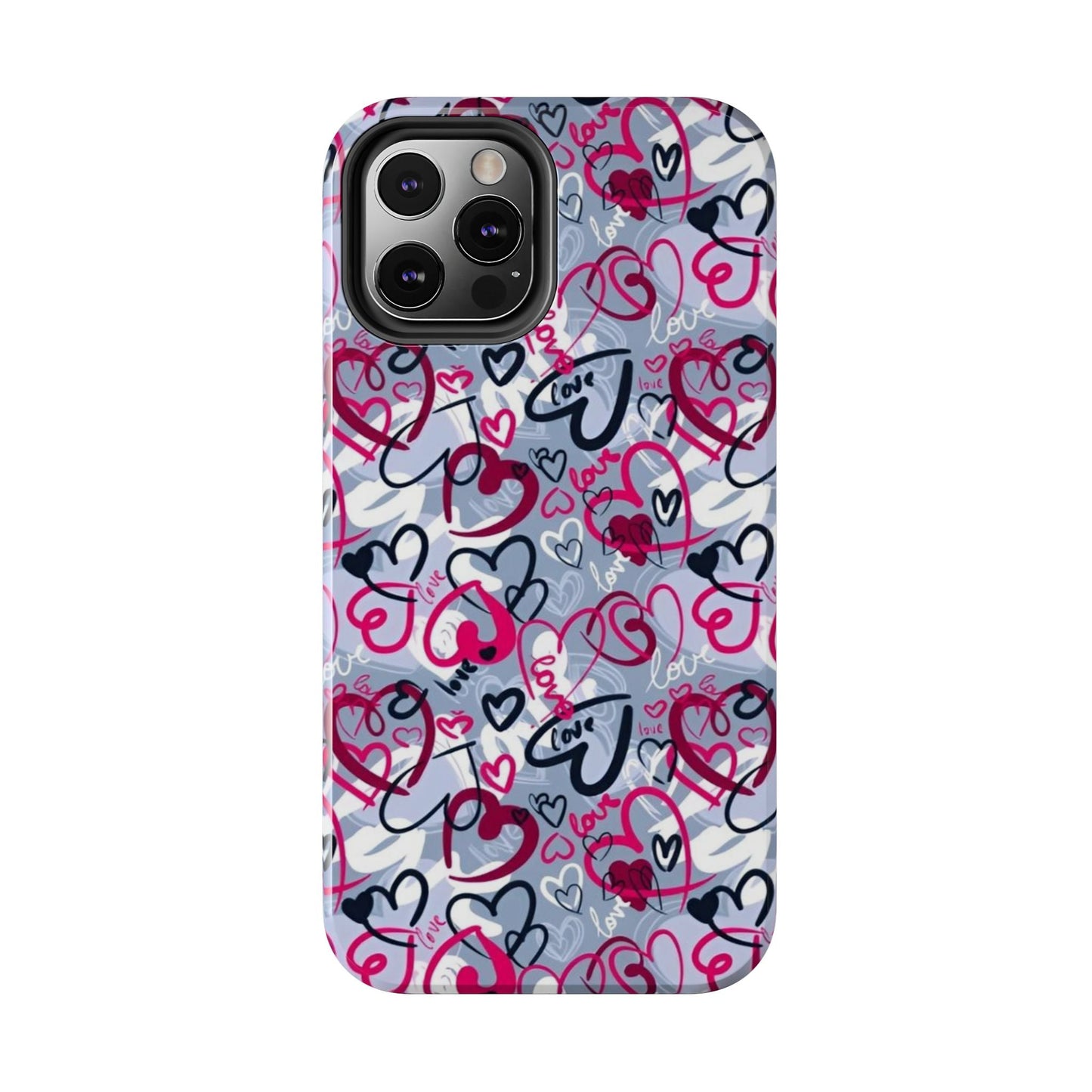 Graffiti Love Hearts iPhone Case - BOGO Cases