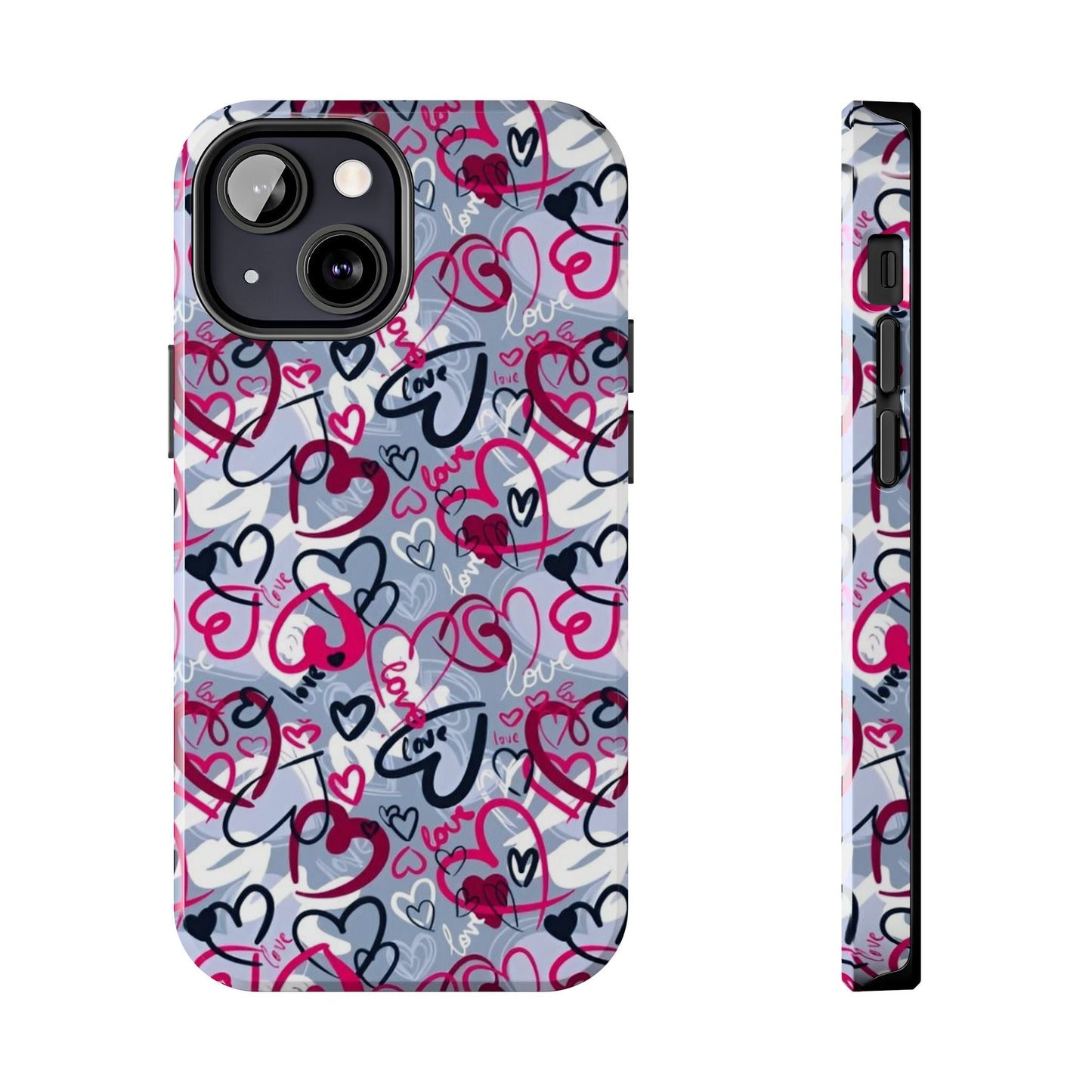 Graffiti Love Hearts iPhone Case - BOGO Cases